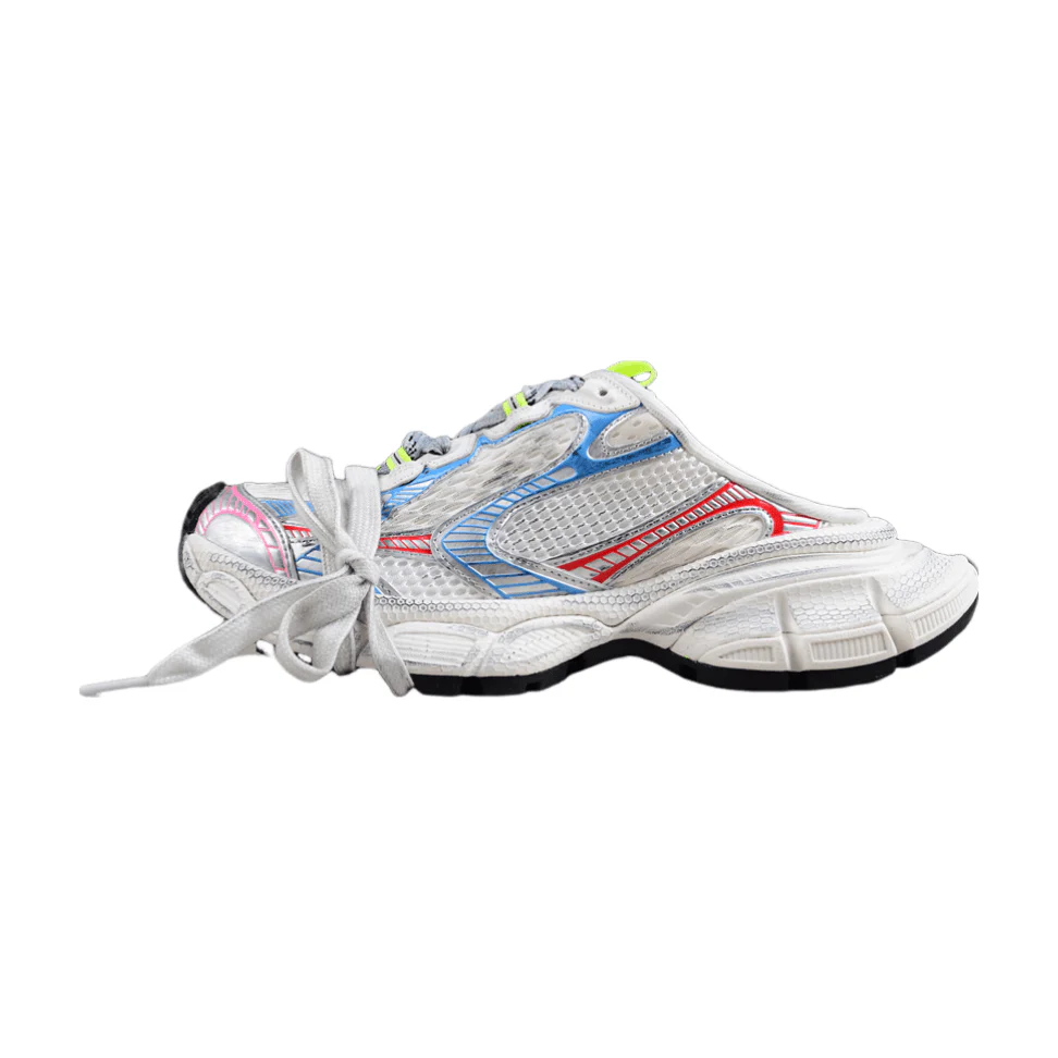 BALENCIAGA 3XL MULE x BEIGE BLUE RED - Sneaker Replica Workshop
