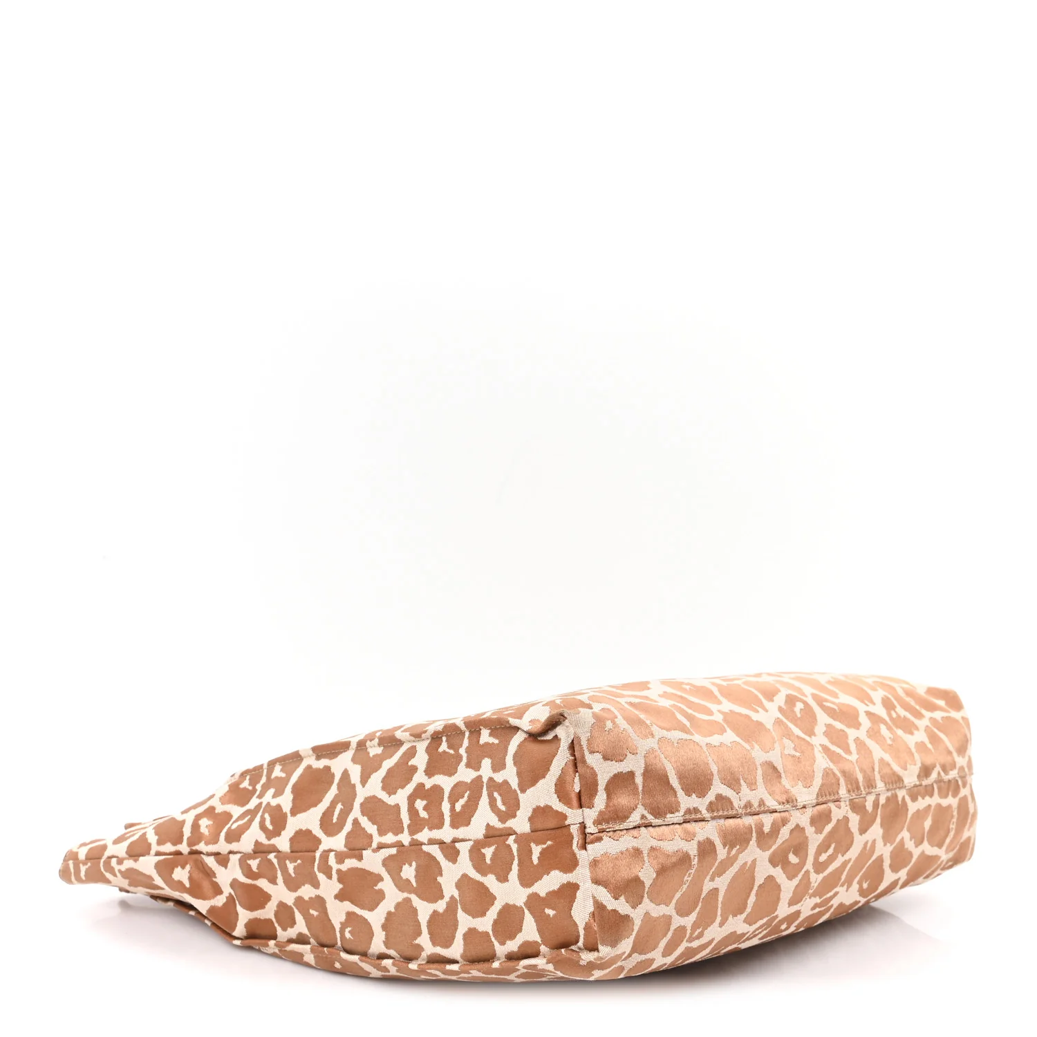 Jacquard Leopard Print Shopping Tote Brown - Top Club