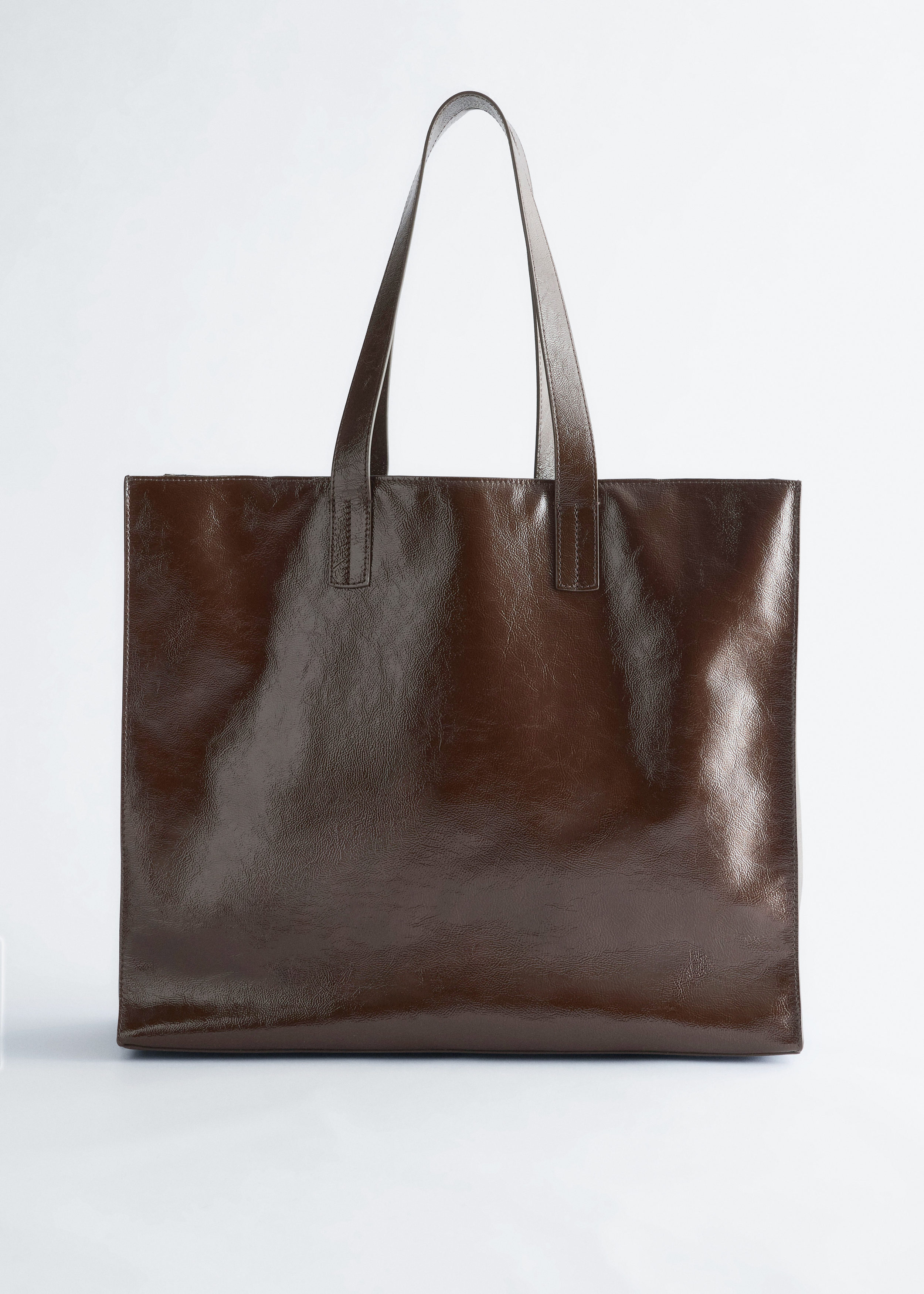 & Other Stories LEATHER TOTE BAG