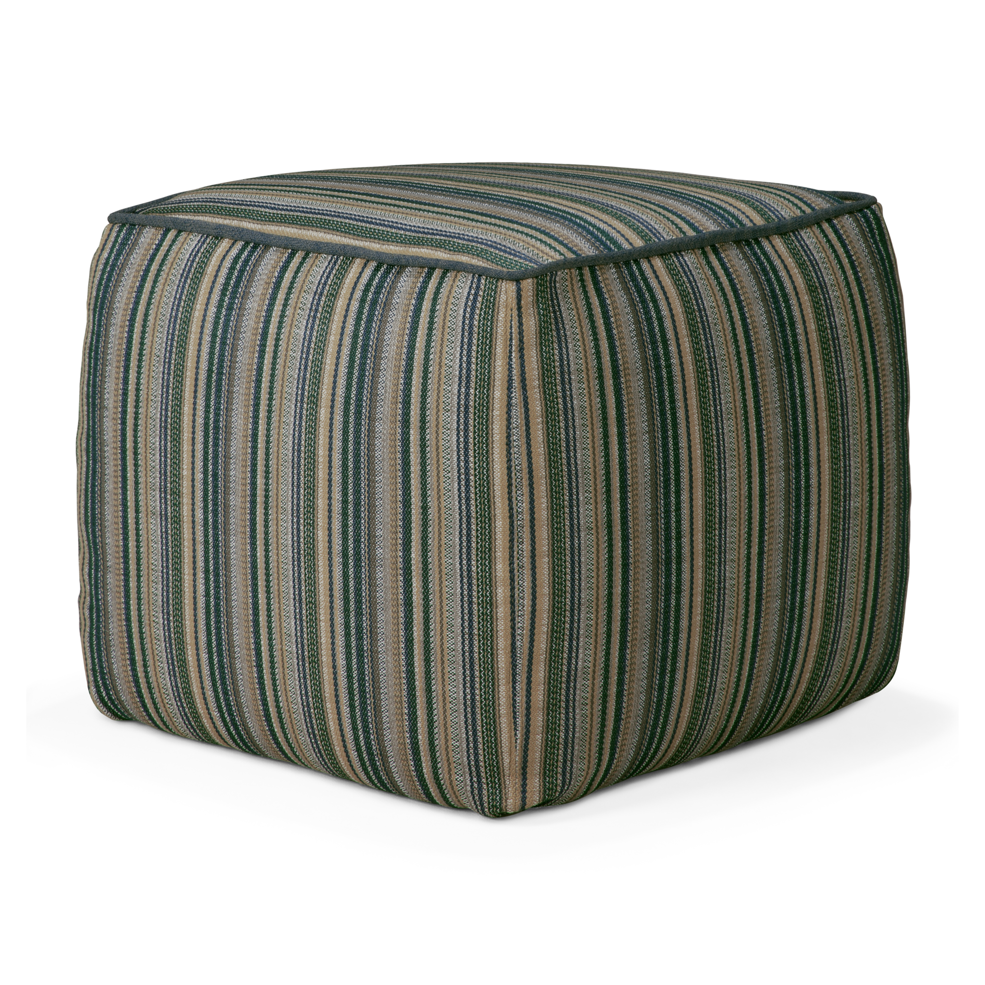 Poef Zahara outdoor blue stripe