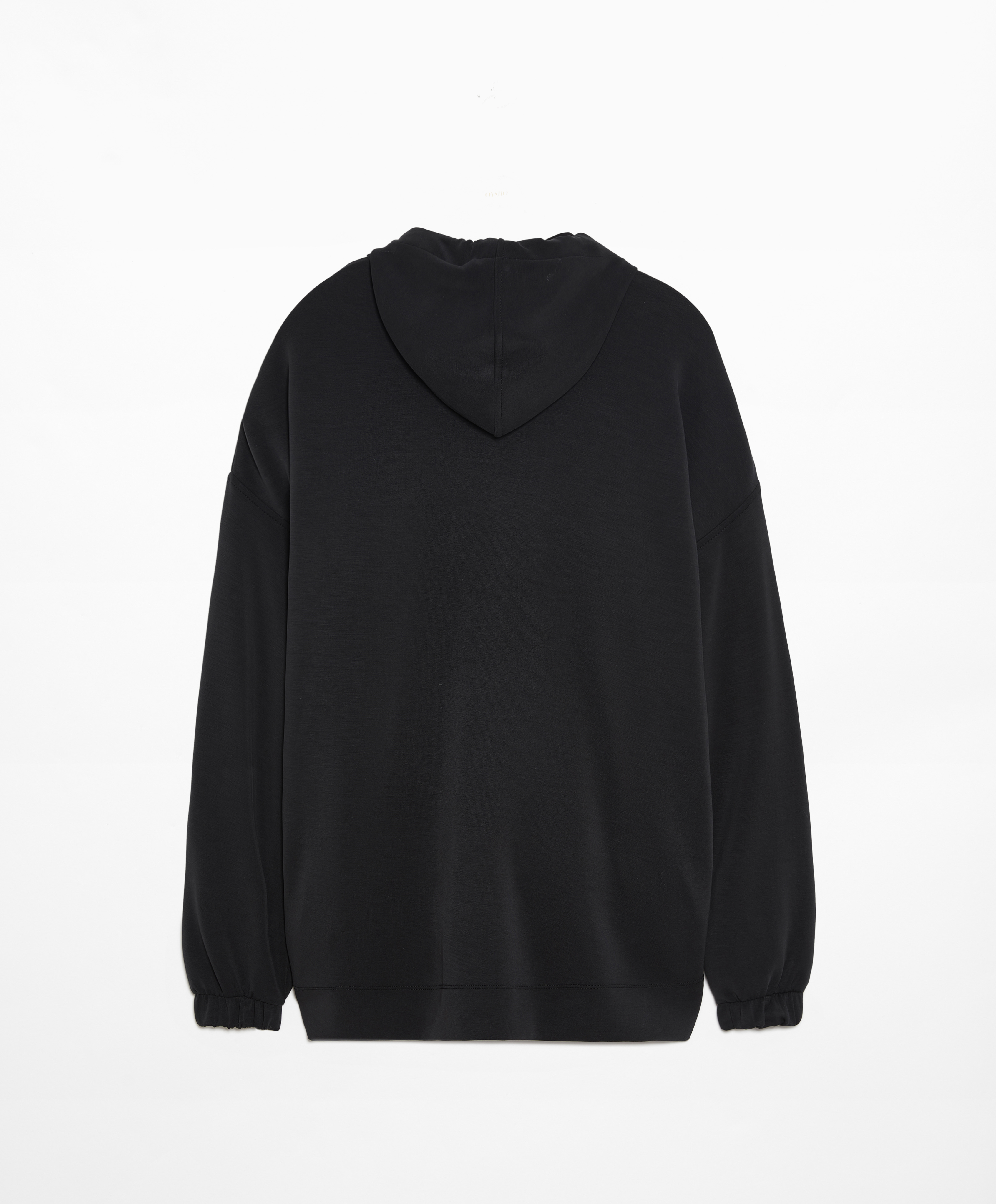 OYSHO Oversize sweatshirt with soft-touch modal and zip