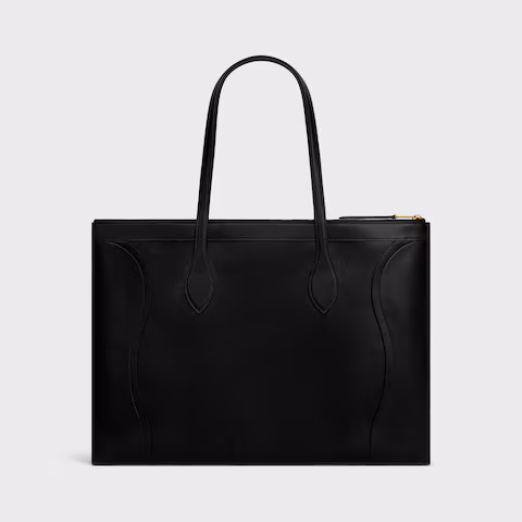 FLAT CABAS NEW LUGGAGE IN GLOSSY CALFSKIN - Top Club