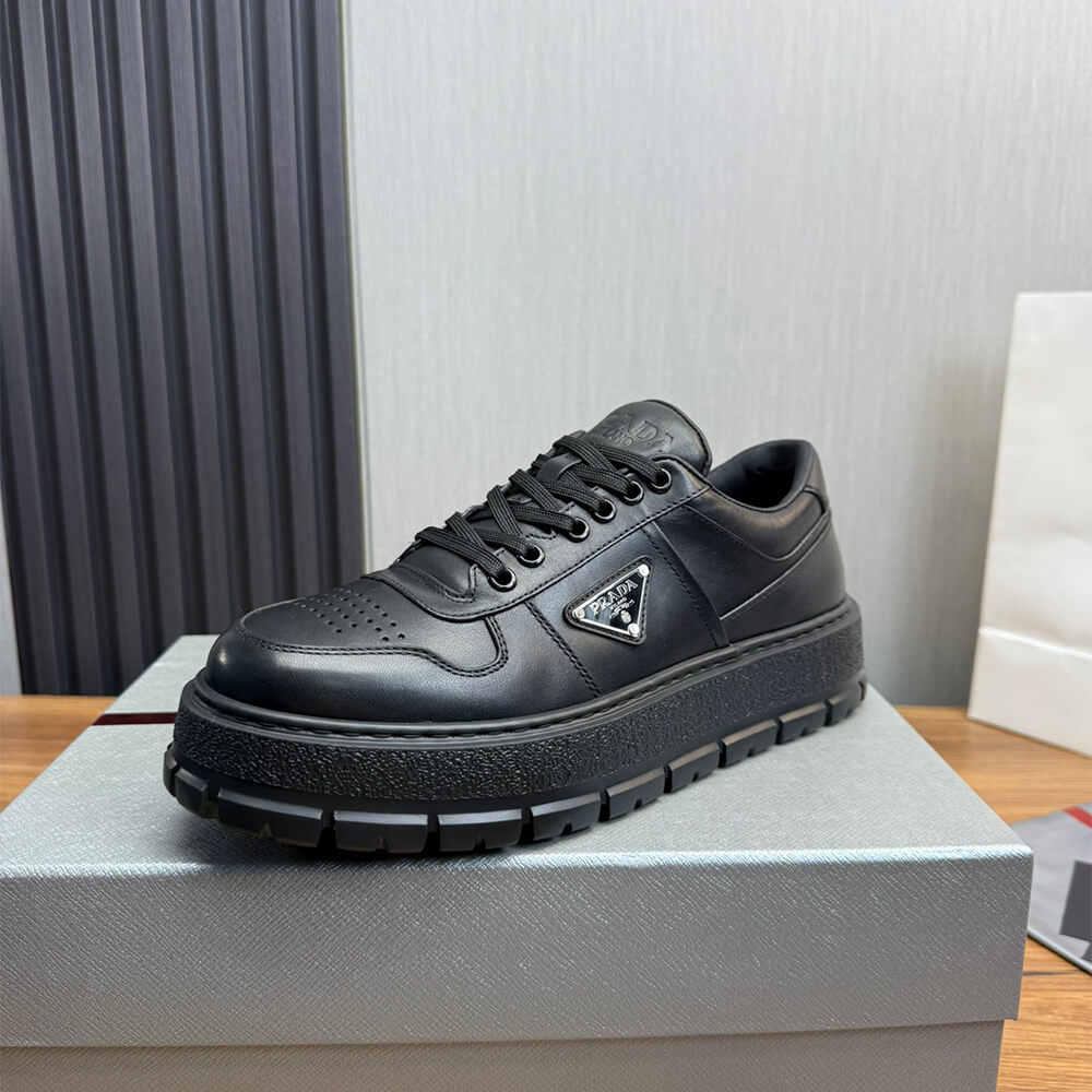 Prada Leather Sneakers - Top Club