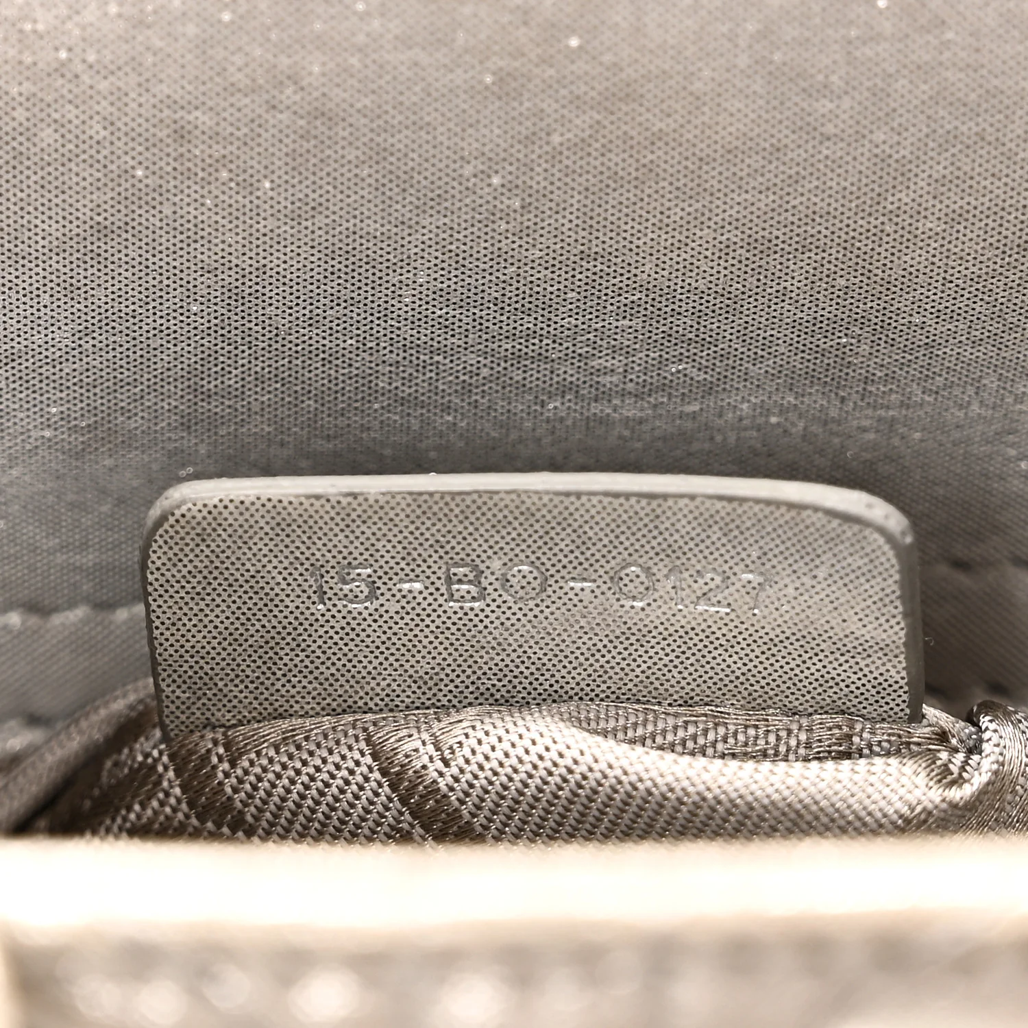Metallic Lambskin Cannage Mini Lady Dior Silver - Top Club