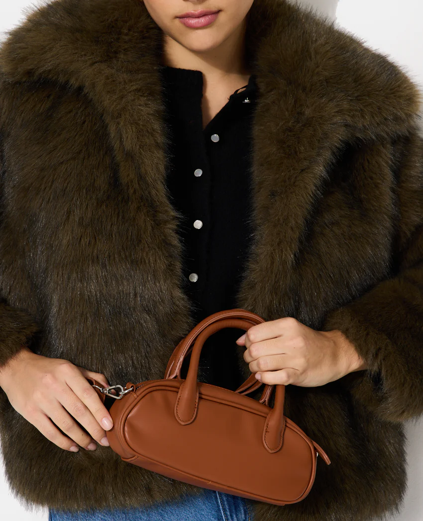 Pimkie Mini-sac boxy avec poignées et bandoulière