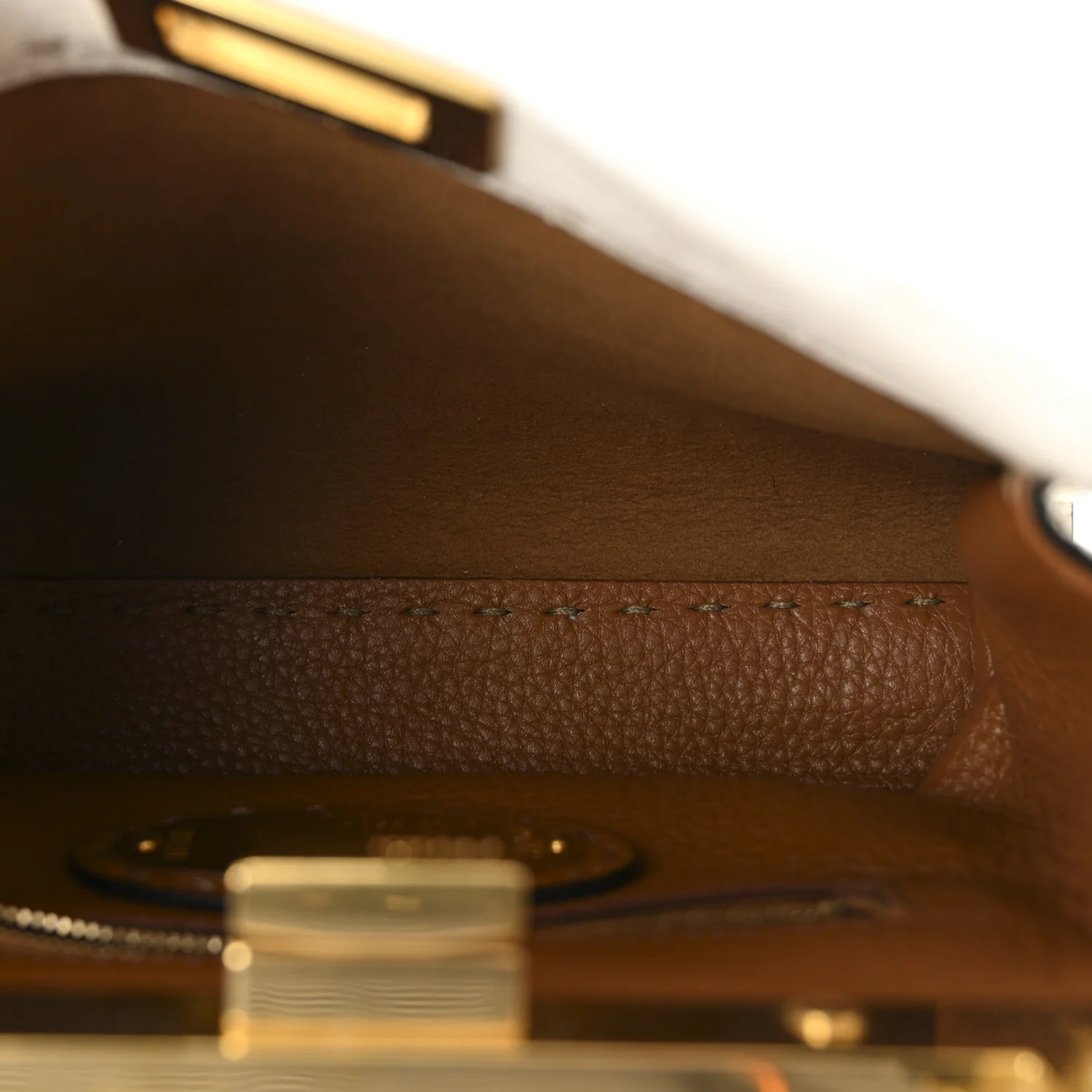 Cuoio Romano Selleria Tri-color Mini Peekaboo Iconic Satchel White Indaco Saddler - Top Club