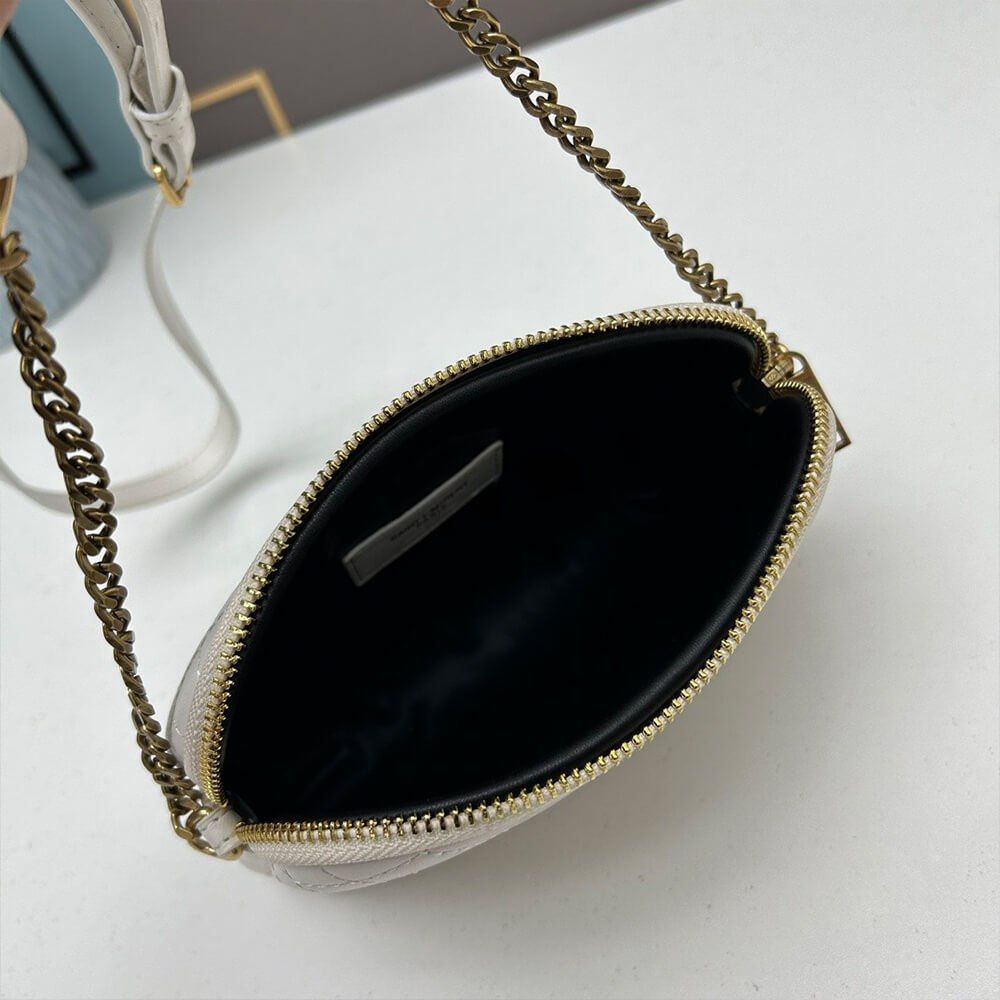 YSL Gaby zipped pouch in quilted lambskin - Top Club