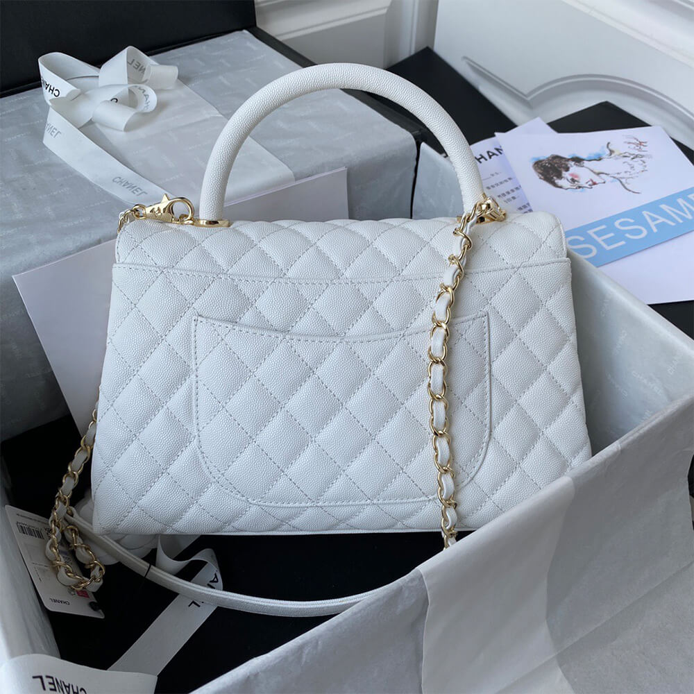 CHANEL Large Flap Bag With Top Handle(high-end grade) - Top Club