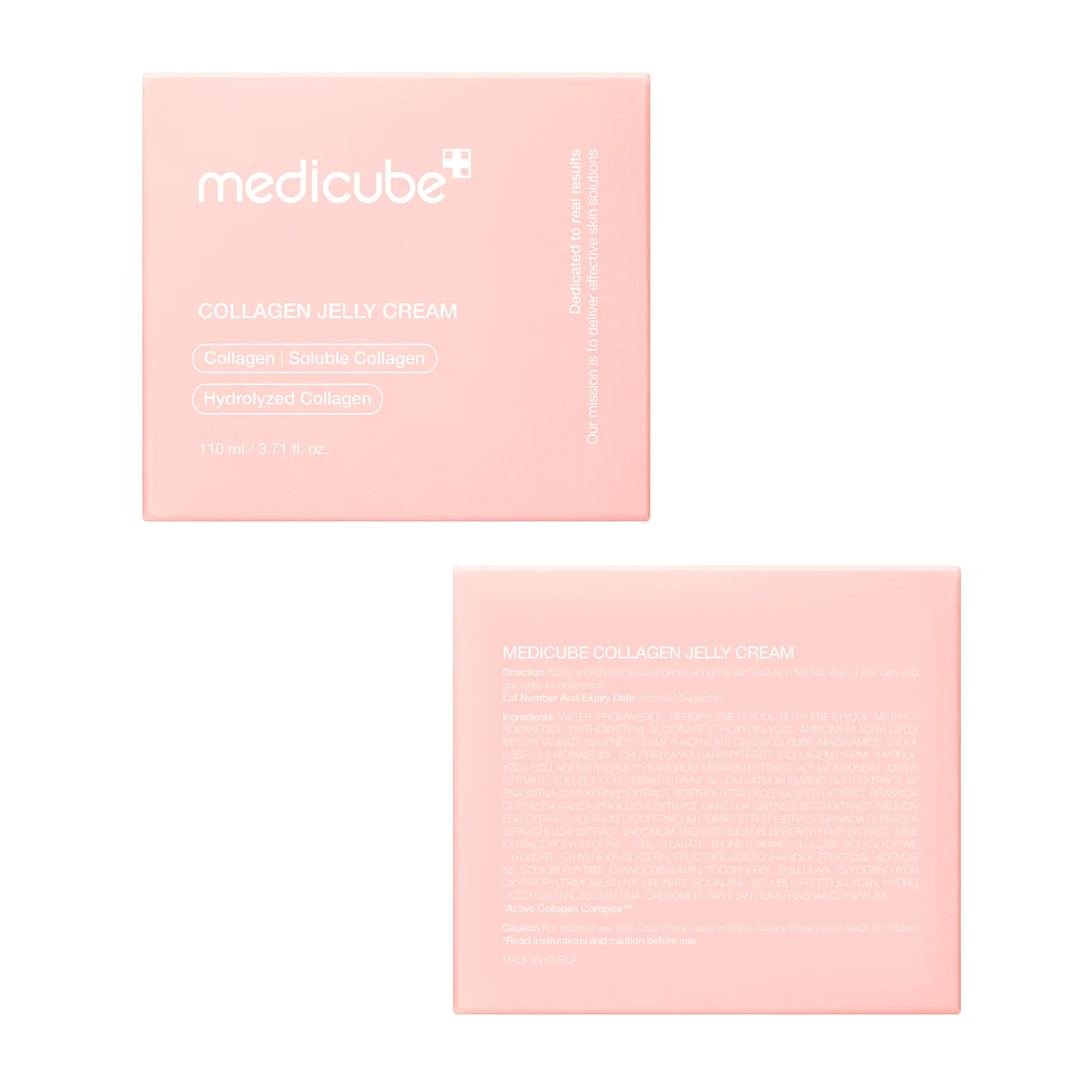 [medicube] Collagen Niacinamide Jelly Cream (Hydrolyzed Collagen + Niacinamide) Instant Glow Booster l Facial Moisturizer