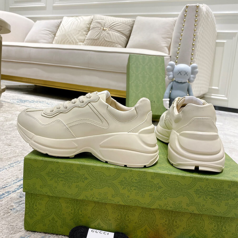Gucci Rhyton Leather Sneakers - Top Club