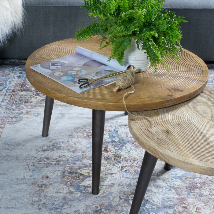 Vloerkleed Viola taupe 200 x 290 cm