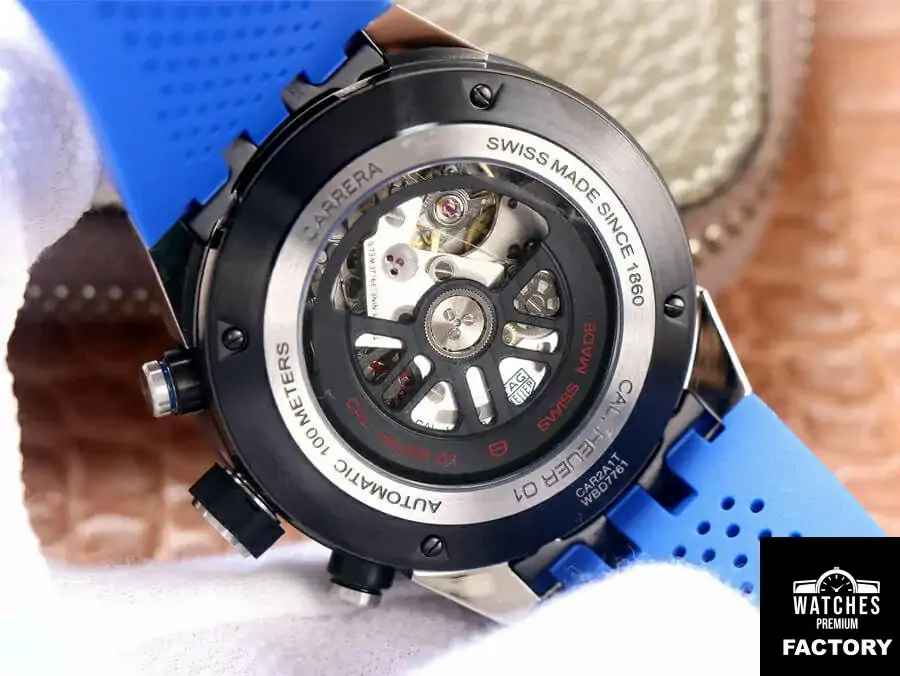 TAG Heuer Carrera CAR2A1T.FT6052 XF Factory Blue Strap