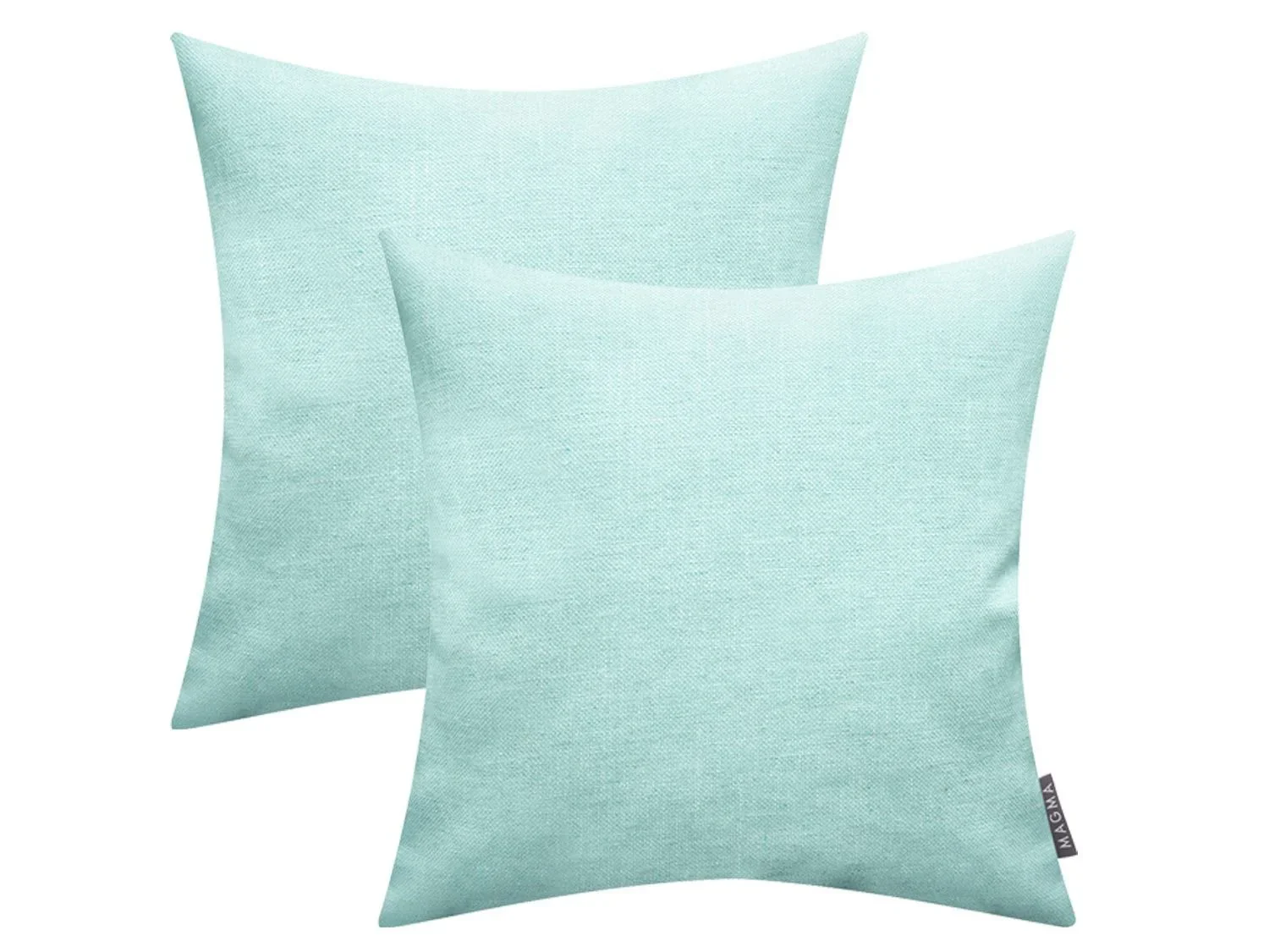 MAGMA Lot de 2 housses de coussin, 40 x 40 cm ou 50 x 50 cm