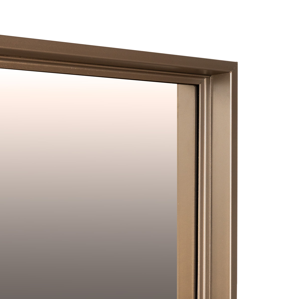 Spiegel New York bruin frame brons glas 50x150 cm