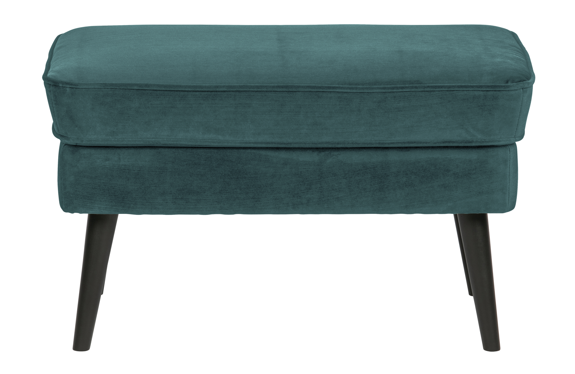 Hocker Rocco fluweel - Teal