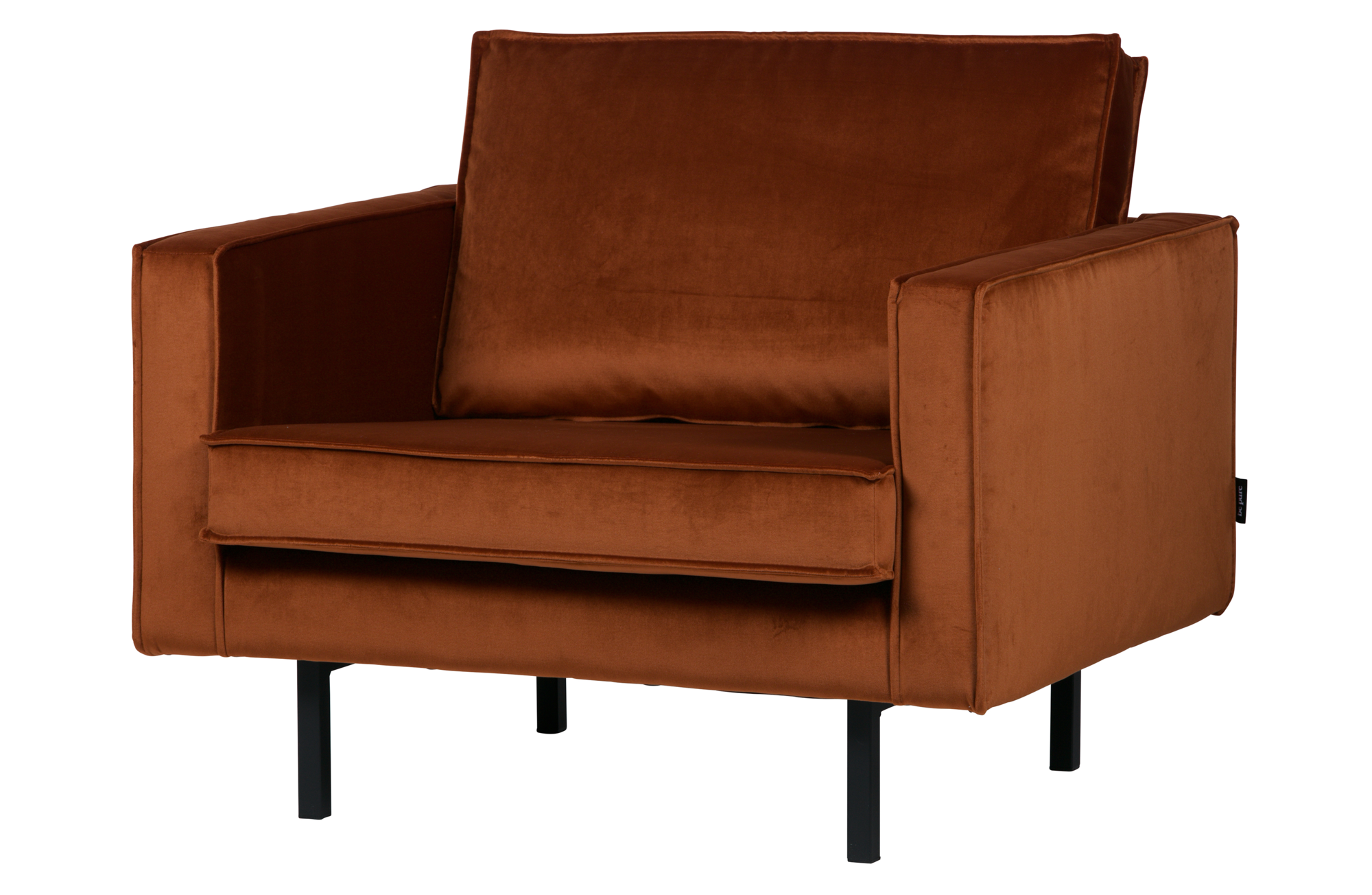 Rodeo fauteuil velvet Roest