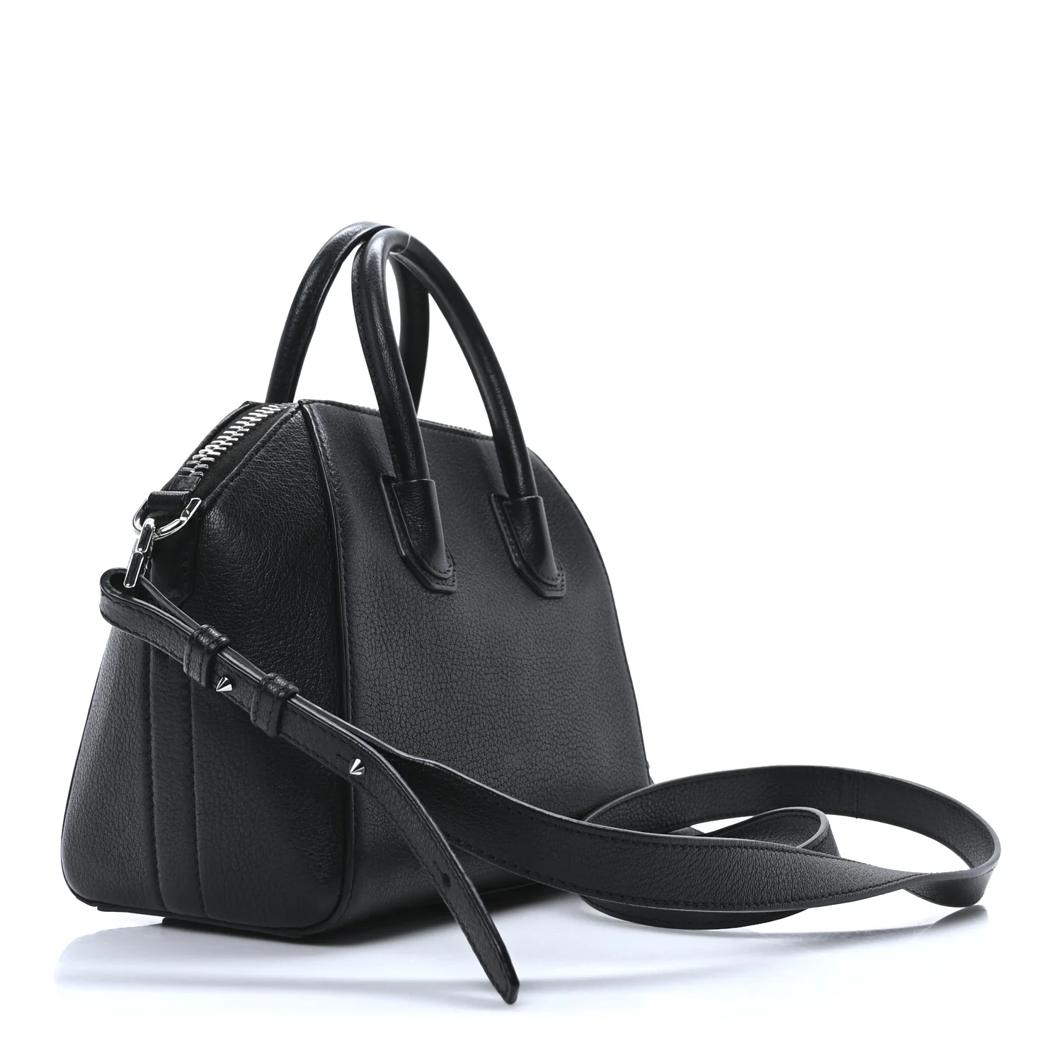 Sugar Goatskin Mini Antigona Black - Top Club