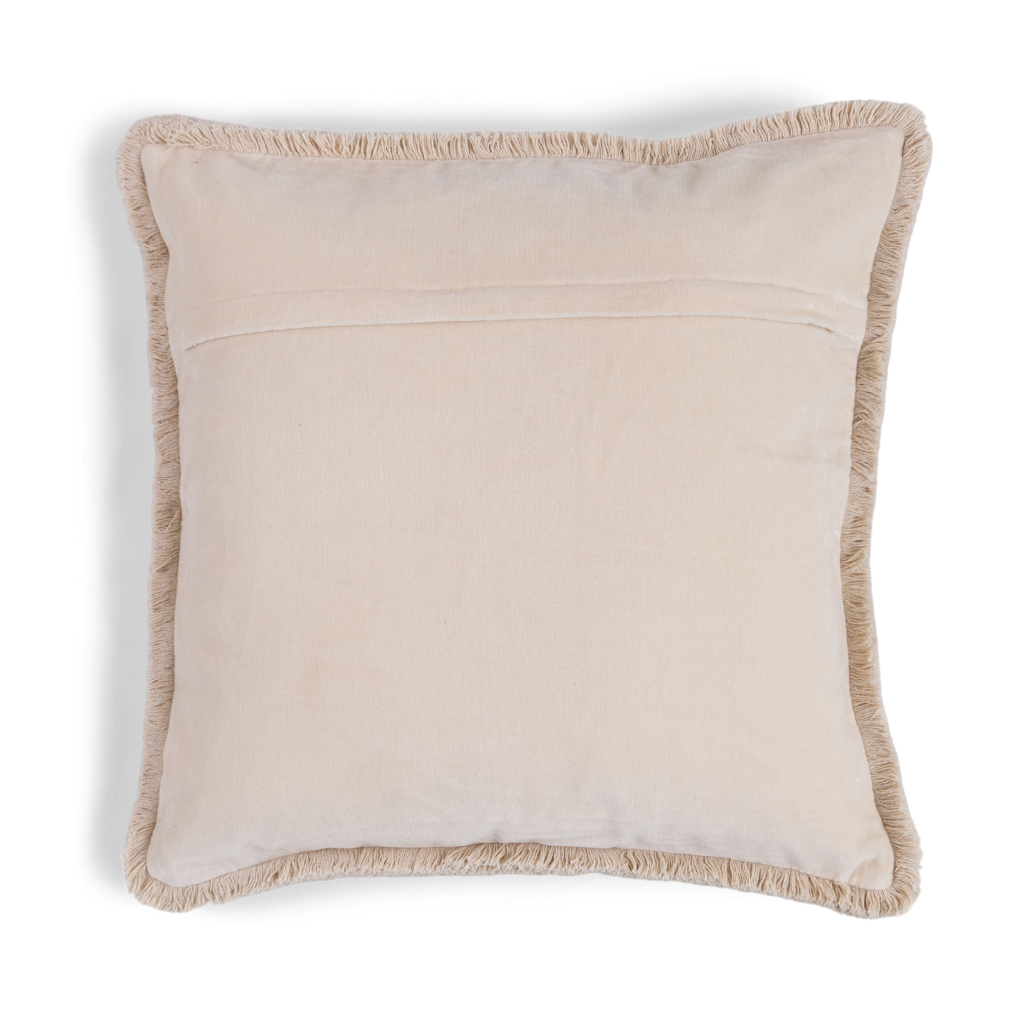 Sierkussen Velvet 45x45 cm ivory