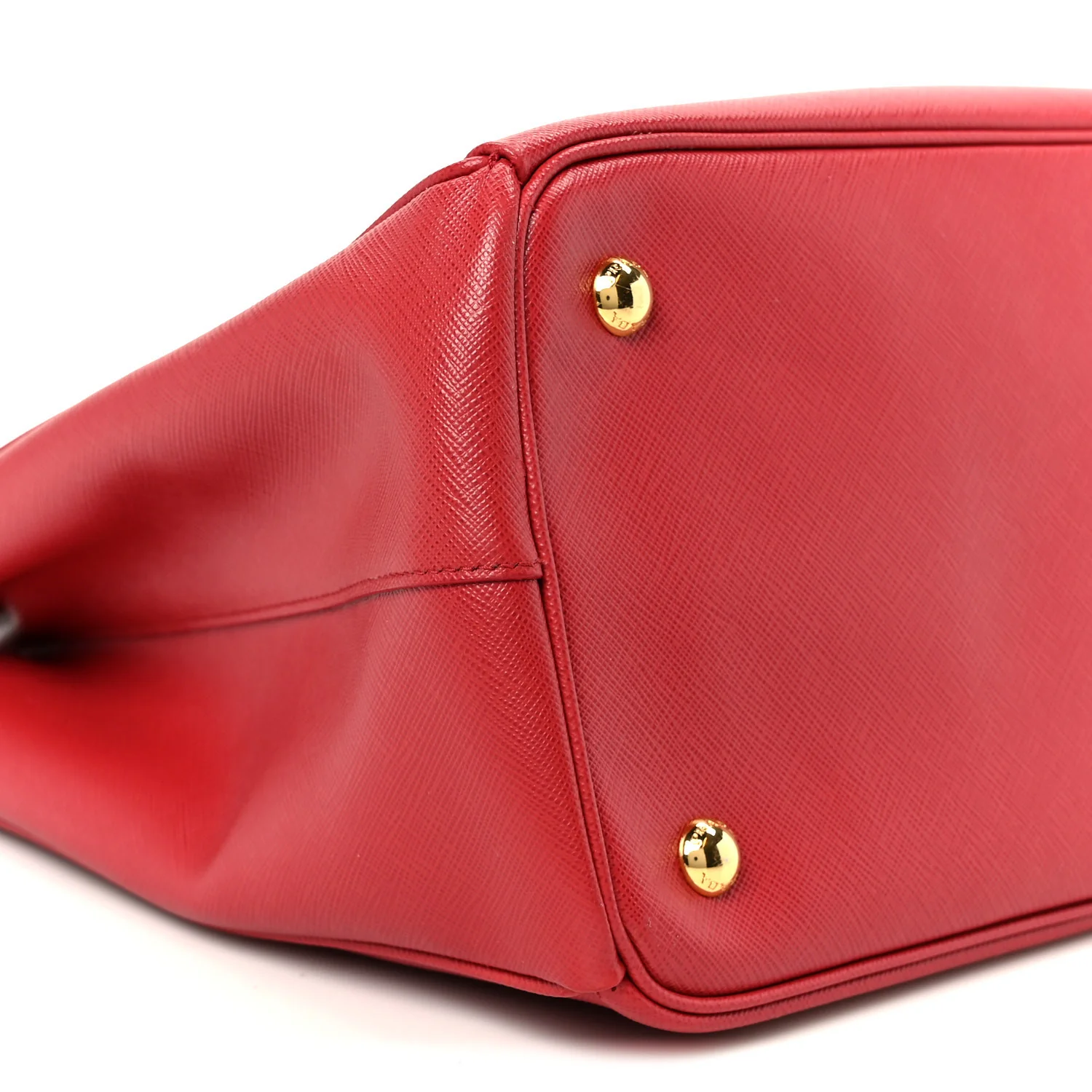 Saffiano Lux Large Double Zip Tote Fuoco - Top Club