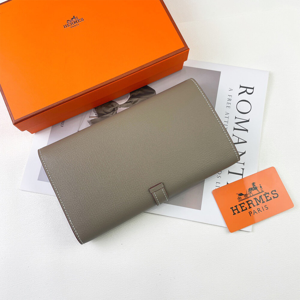 HERMES New H Passant Toutenmain wallet(HIGH-END GRADE) - Top Club