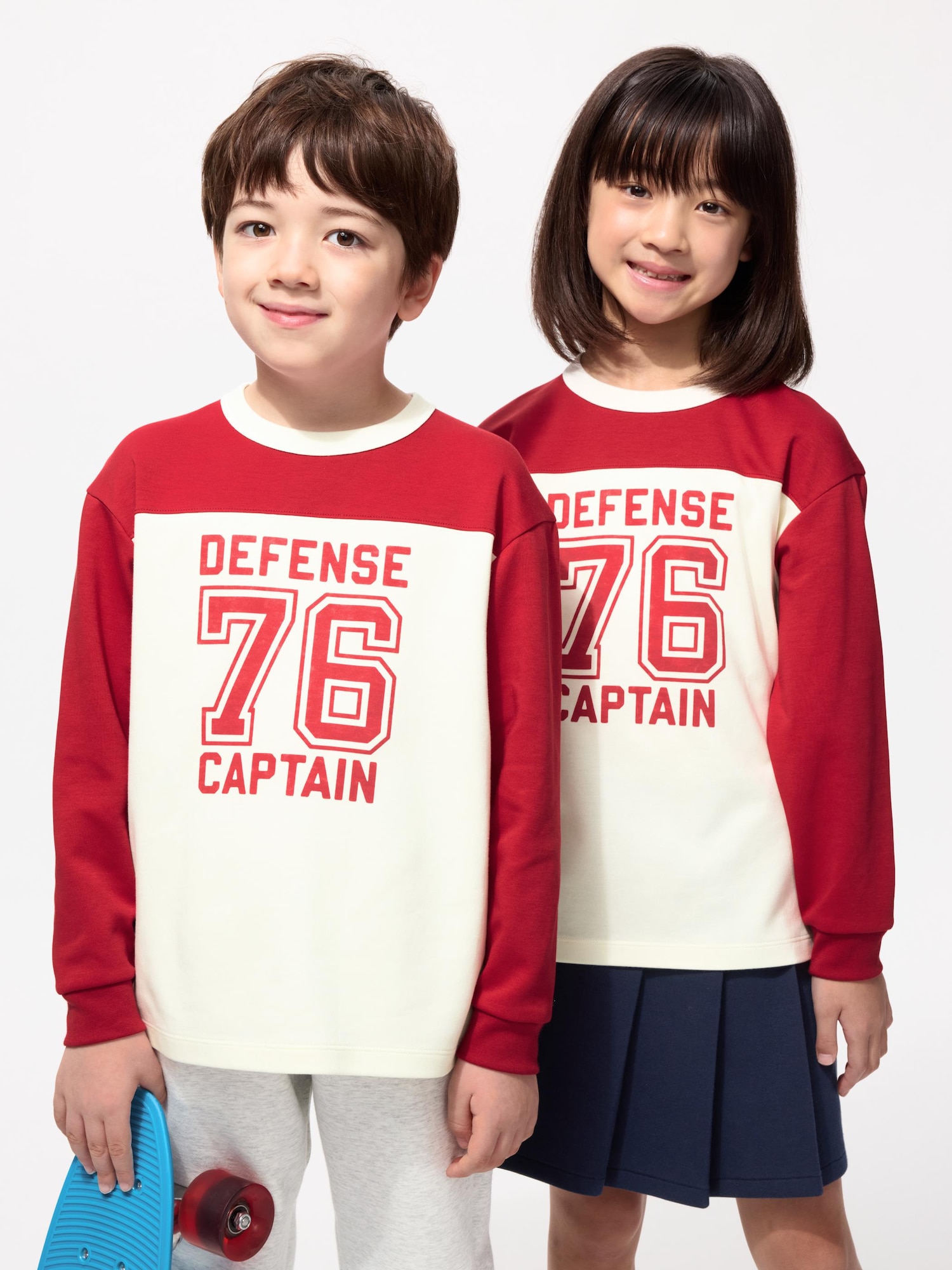 KIDS AIRism Cotton Crew Neck T-Shirt Long Sleeve