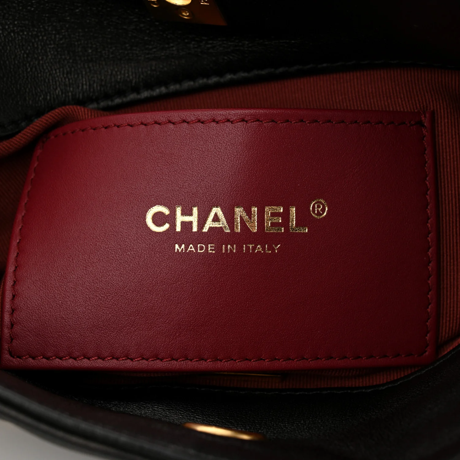 Lambskin Quilted Small CC Chain Hobo Black - Top Club