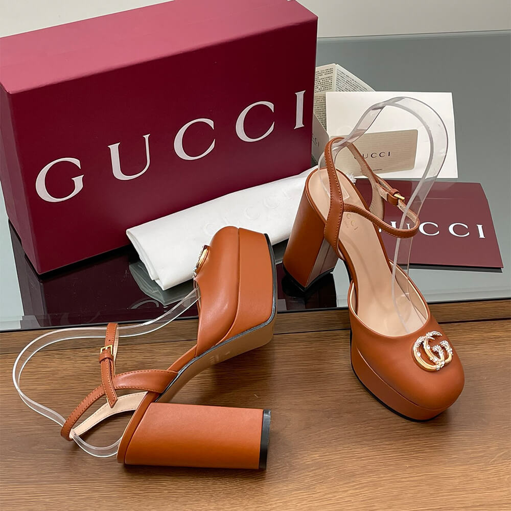 GUCCI Women s platform pump with Double G - Top Club