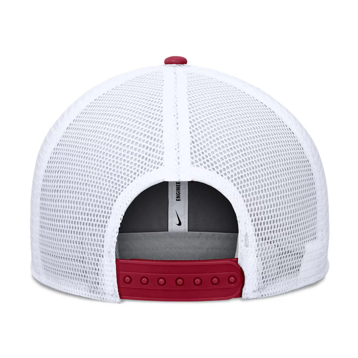Nike Men's Vault Florida State/Seminole Logo Adjustable Dri-fit Pro Academic Meshback Snapback Trucker - Crimson/White - MoB Apparel