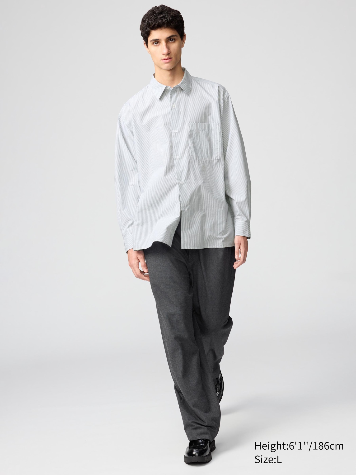 UNIQLO : C Broadcloth Oversized Shirt