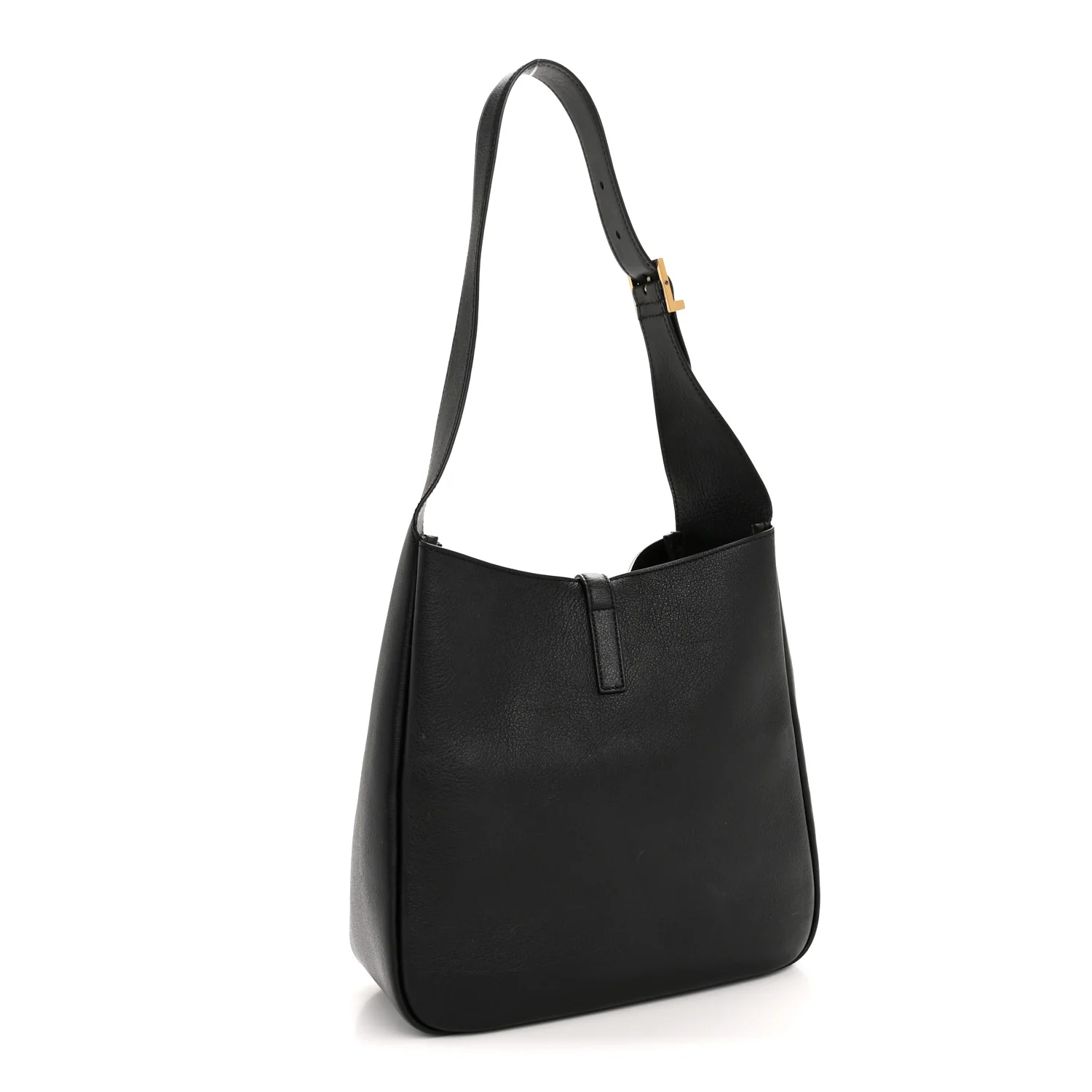 Smooth Calfskin Small Le 5 A 7 Soft Hobo Black - Top Club