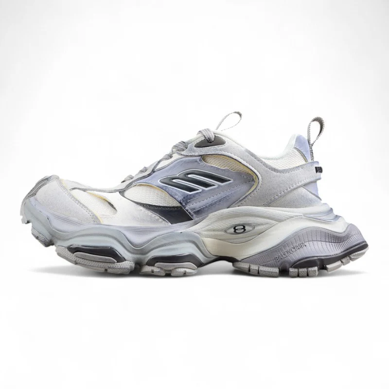 Balenciaga Cargo Sneakers in White/Grey - Sneaker Replica Workshop