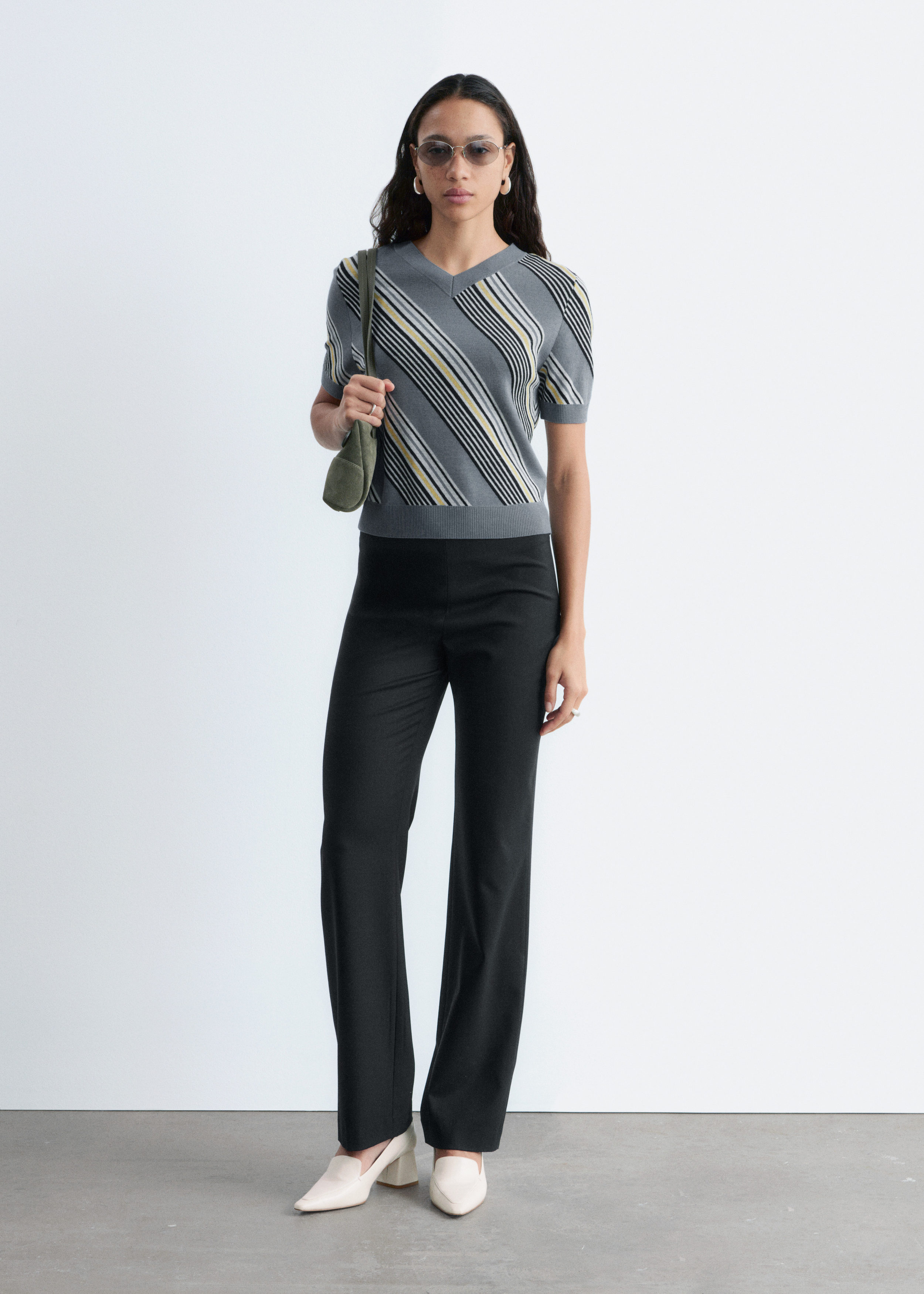 & Other Stories STRAIGHT-LEG WOOL TROUSERS