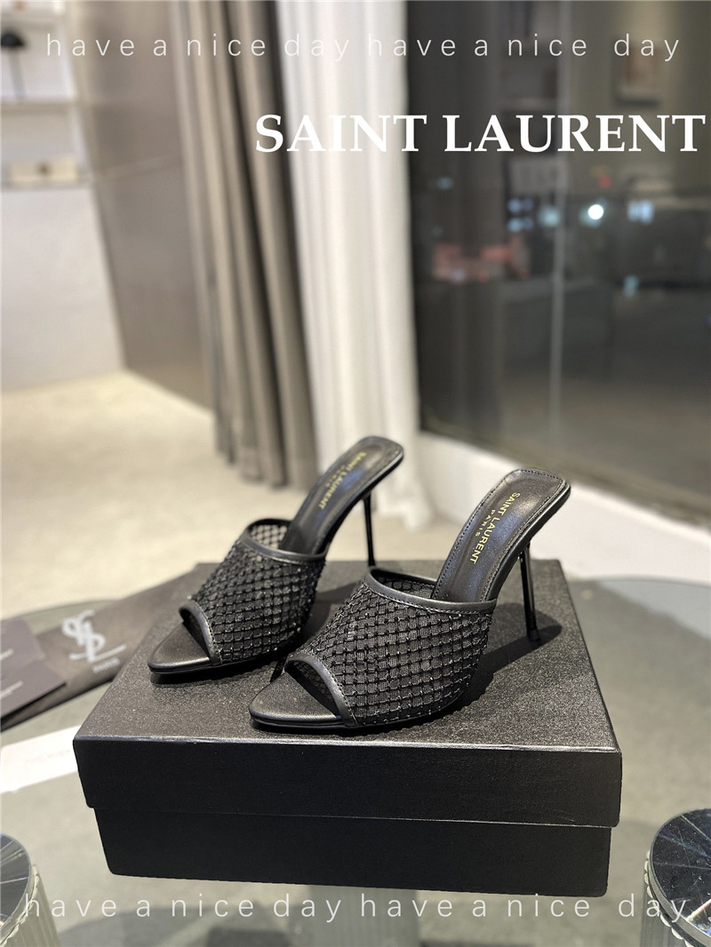 YSL high heel stiletto slippers - Sneaker Replica Workshop