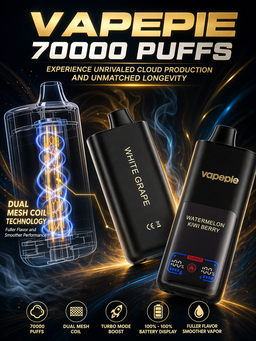 VAPEPIE Mega 70000 detail