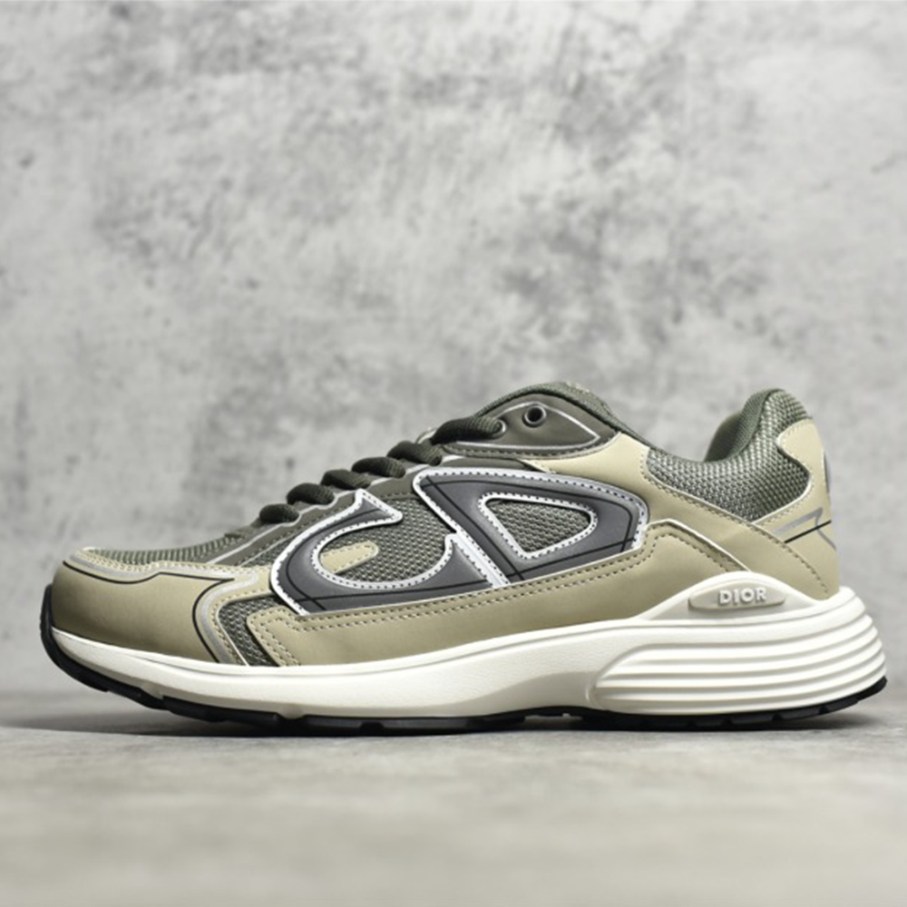Dior B30 Dad Sneakers Green Gray (1:1 Version) - Sneaker Replica Workshop