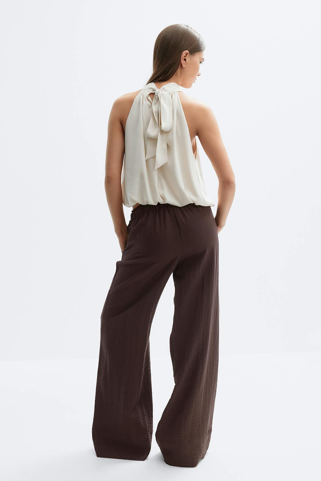 Gina Tricot wide drawstring trousers