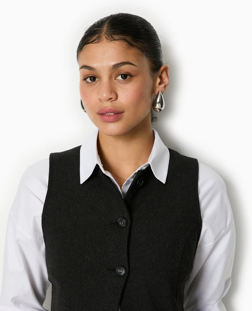 Pimkie Veste sans manches façon gilet de barman
