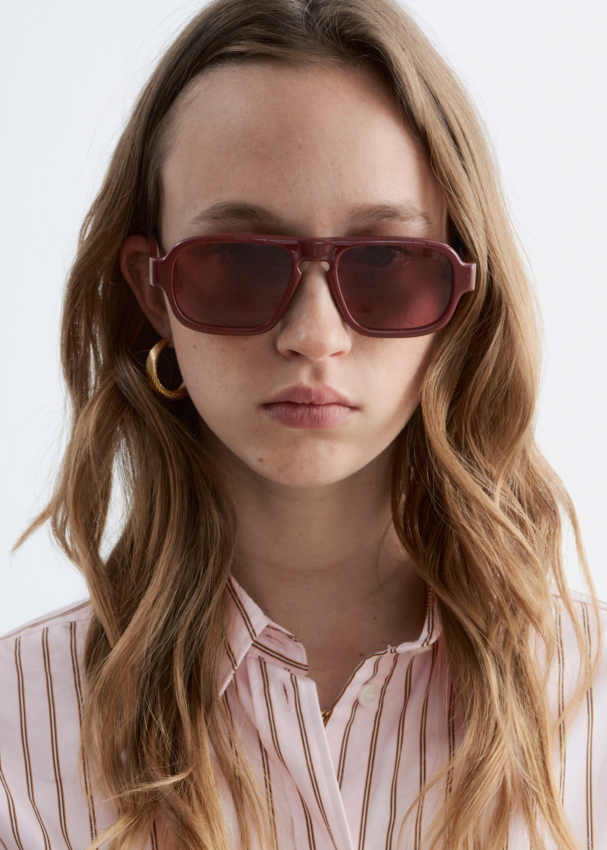 & Other Stories SQUARE-FRAME AVIATOR SUNGLASSES