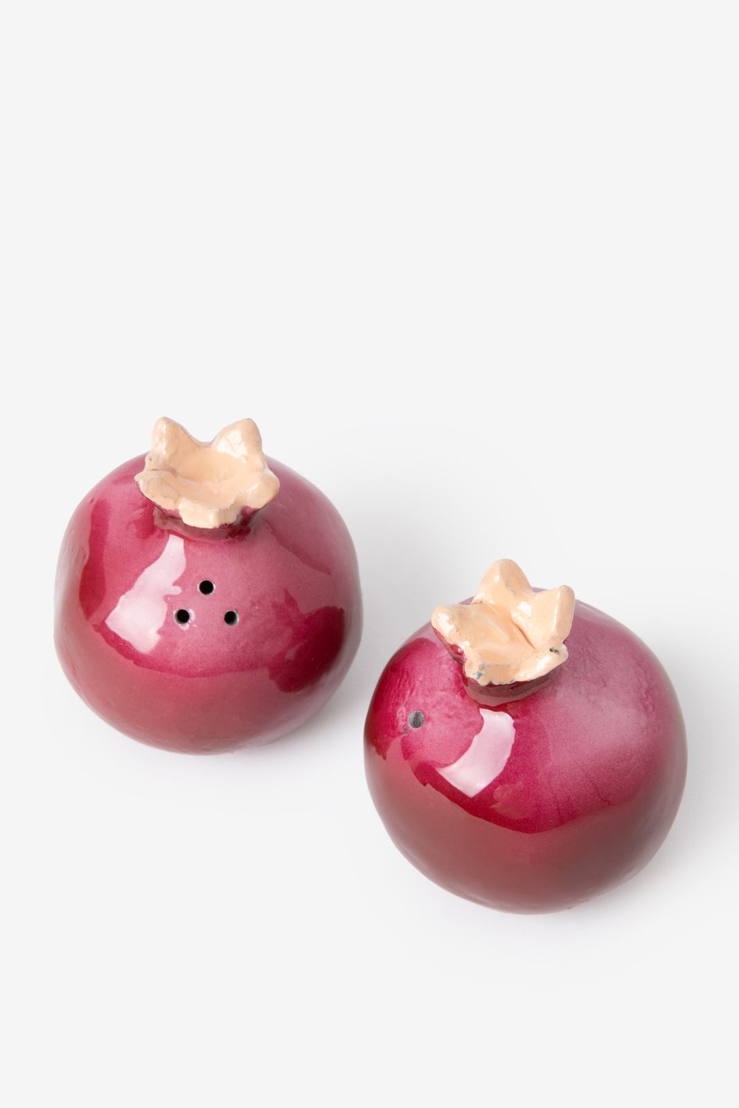 Peper en zout stel pomegranate
