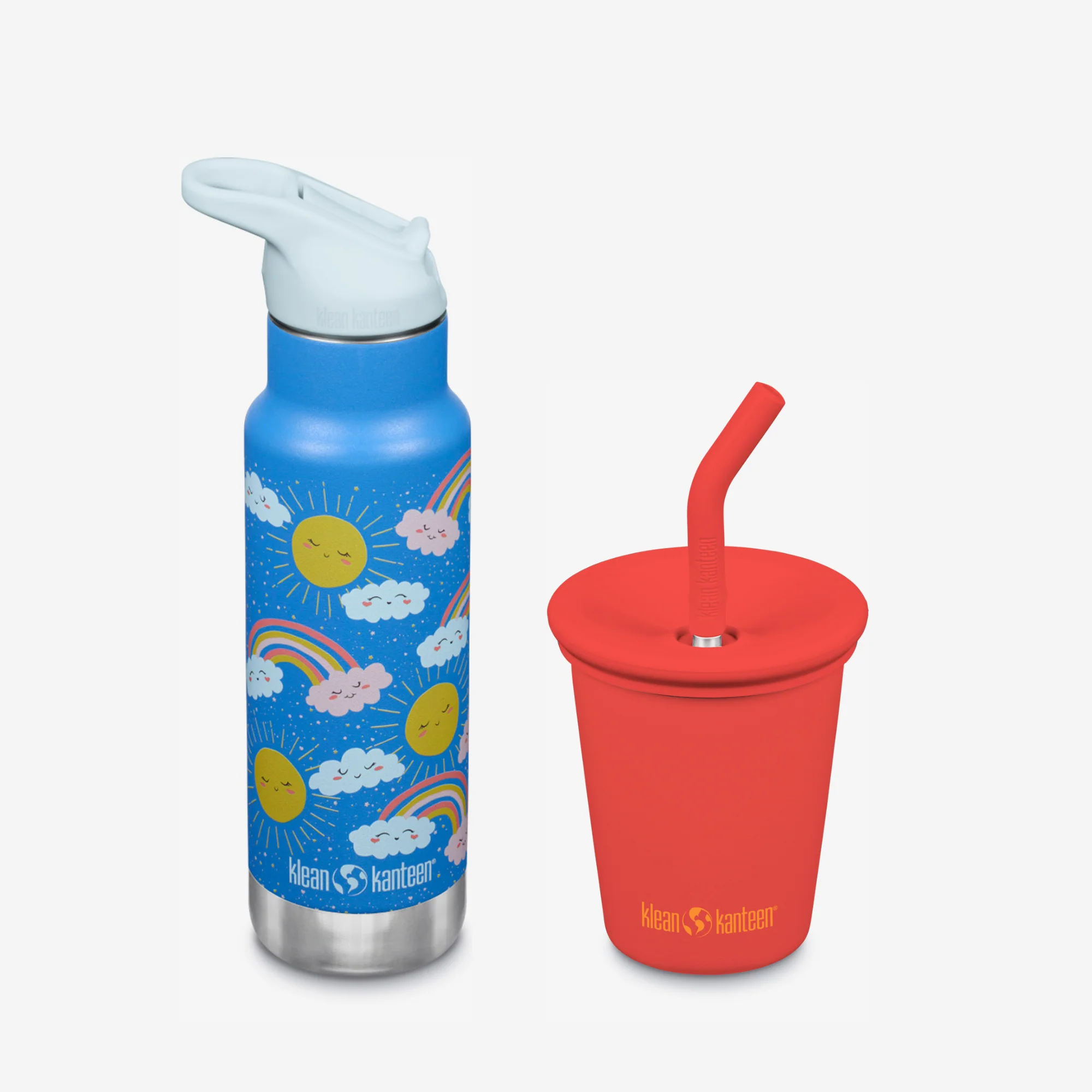 Kid's Sippy Cup and Water Bottle Set