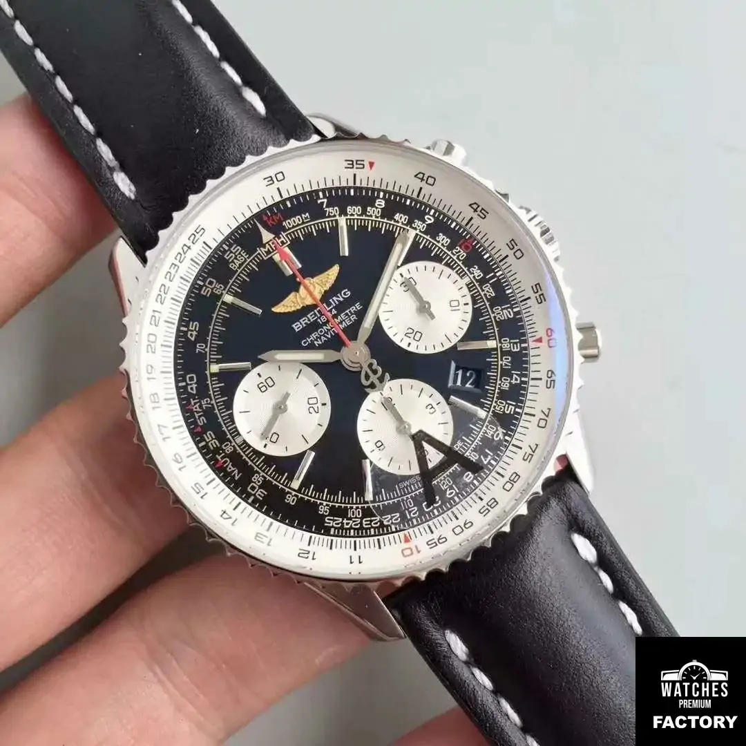 Breitling Navitimer GMT AB044121 / BD24 / 441X / A20BA.1 JF Factory Black Dial