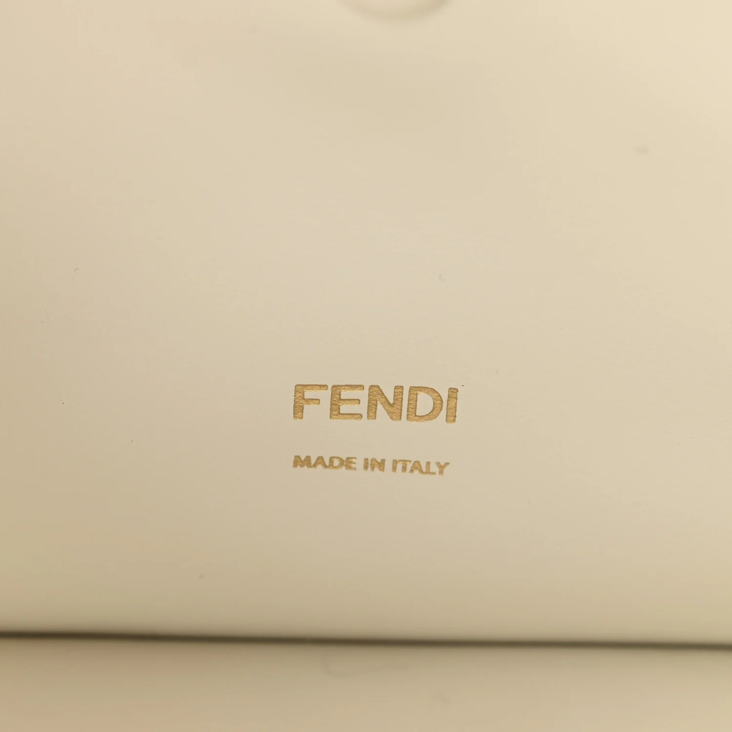 TPU FF Vitello Century F is Fendi Kan I Shoulder Bag White - Top Club