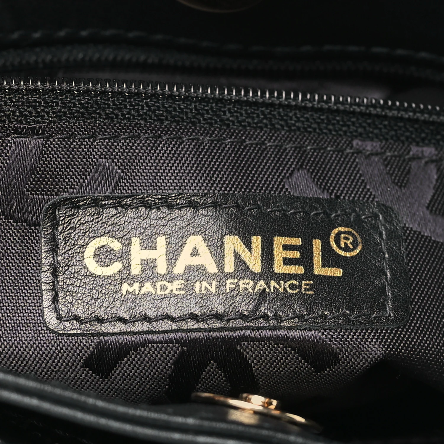 Calfskin Stitch Small Surpique Tote Black - Top Club