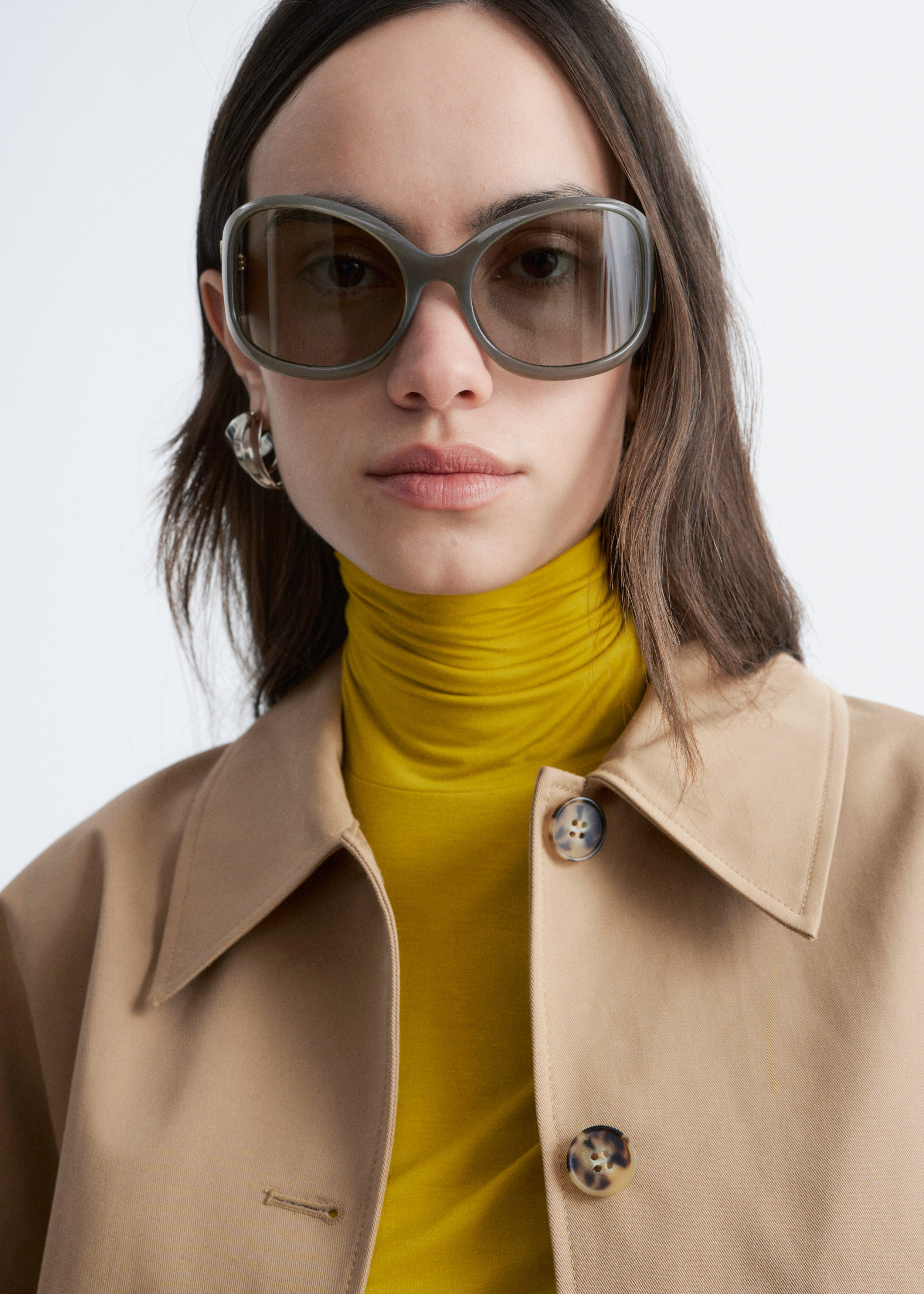 & Other Stories BOXY COTTON JACKET