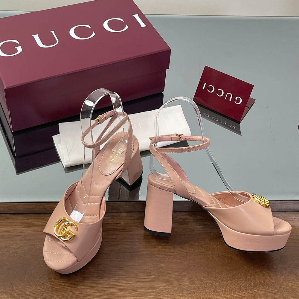 GUCCI Women s platform sandal with Double G - Top Club