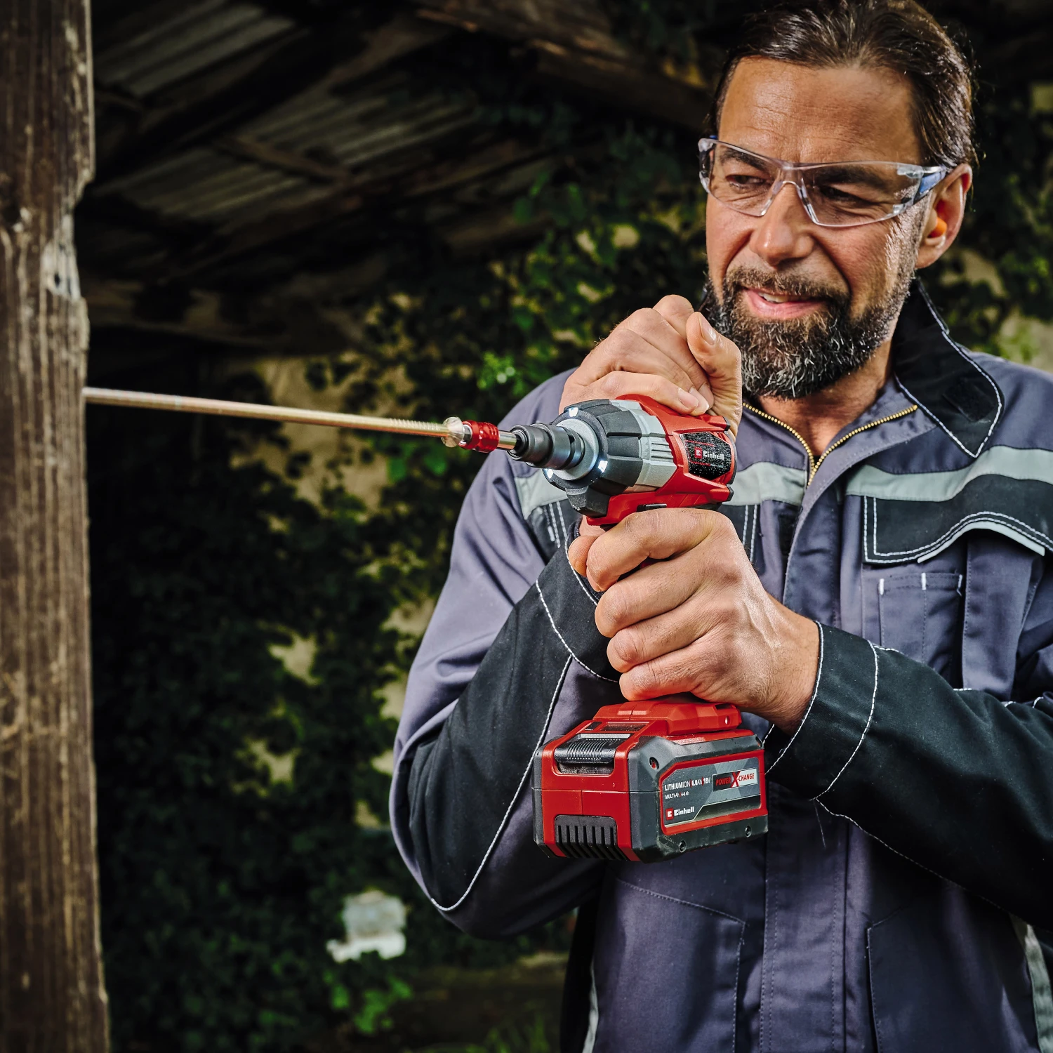 Einhell Trapano a percussione Einhell Power X-Change TP-CW 18 Li Brushless-Solo