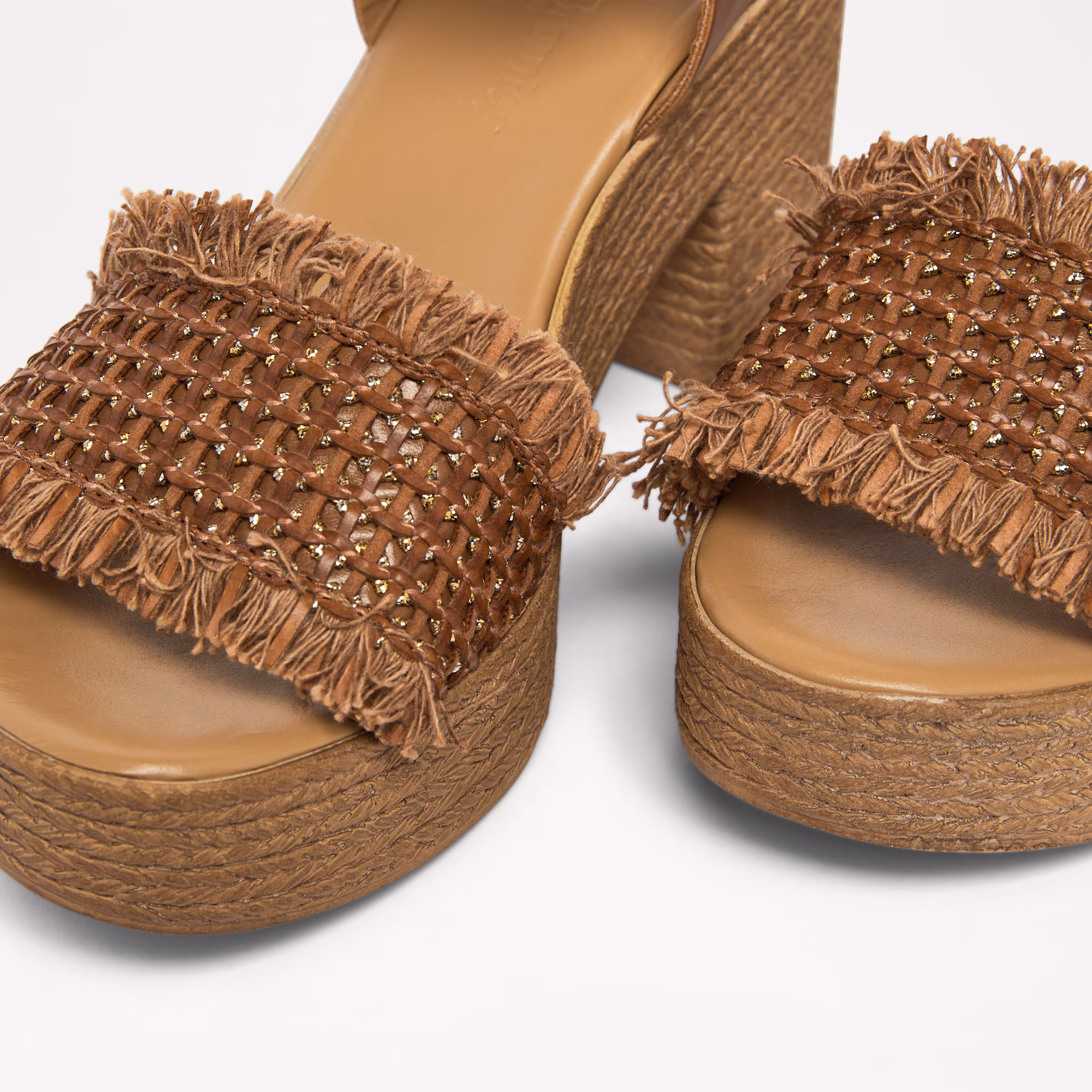 LiberateWoven Platform Sandal