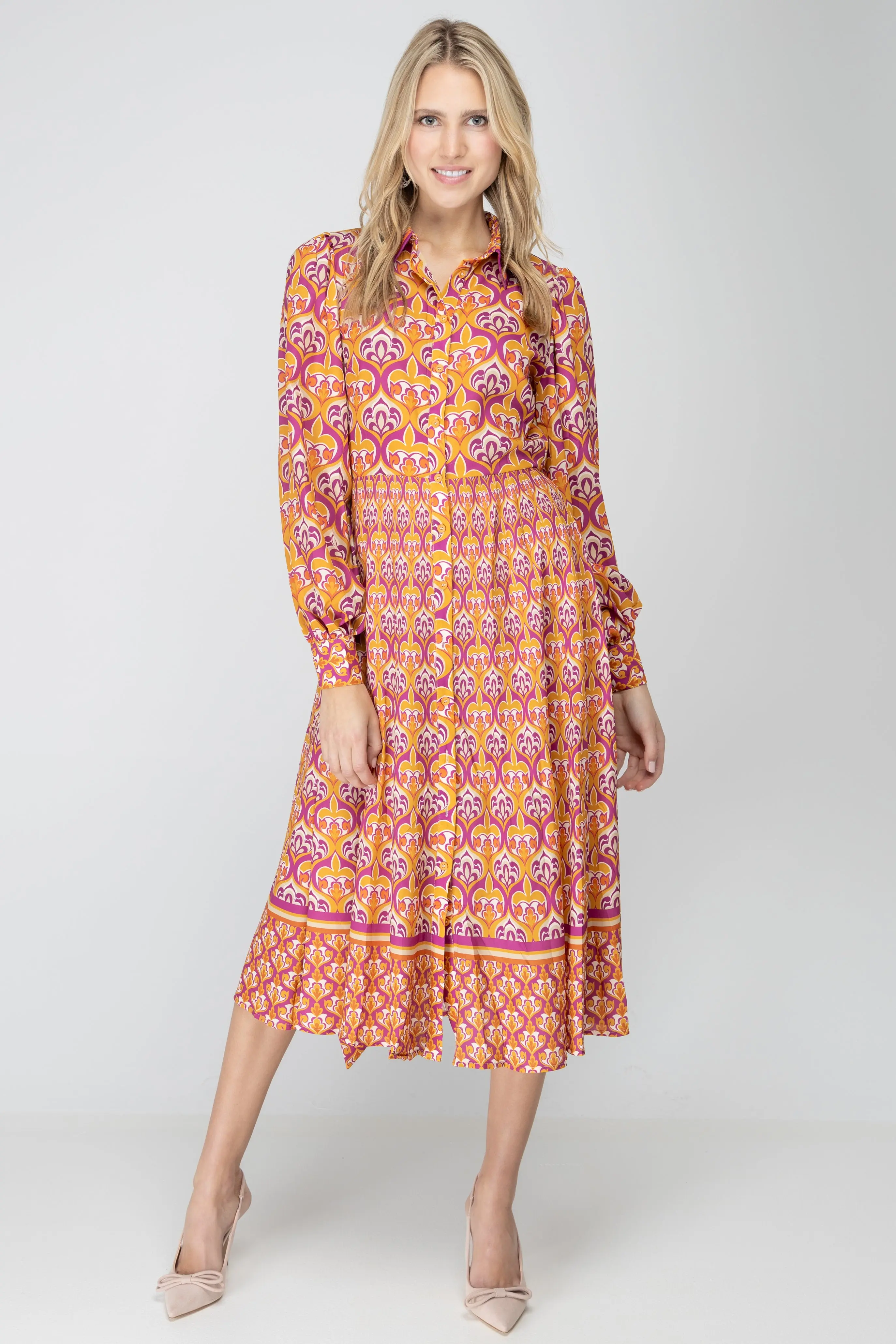 I'm Spicing Things Up Shirt Dress - ALJEGJ