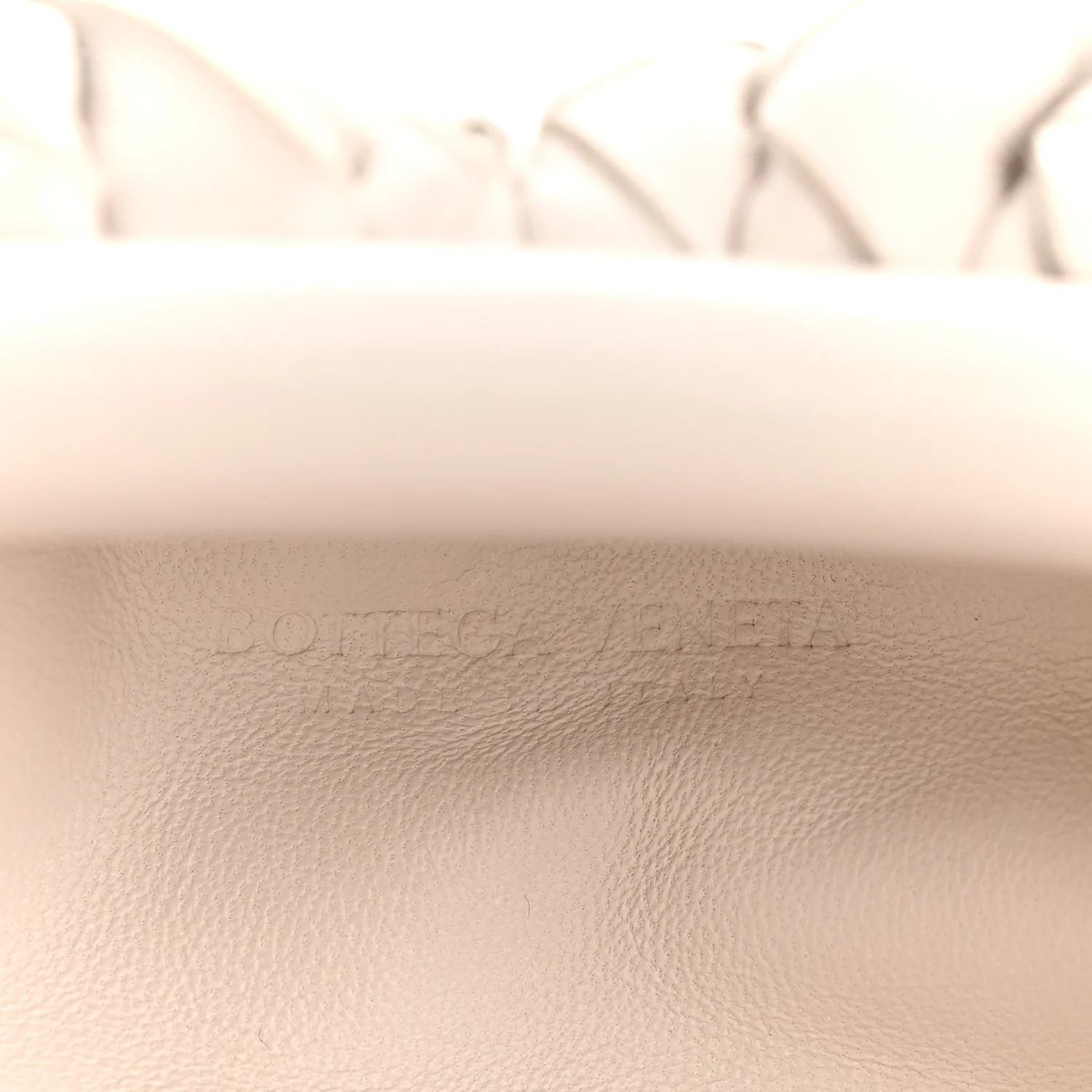 Nappa Intrecciato The Mini Pouch Chalk - Top Club