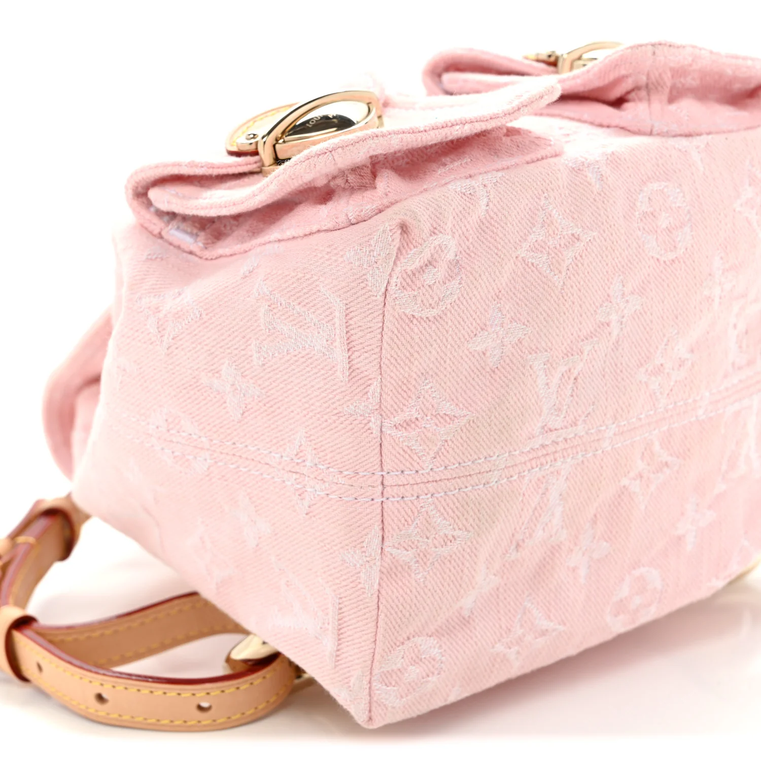 Denim Venice Backpack Washed Pink - Top Club